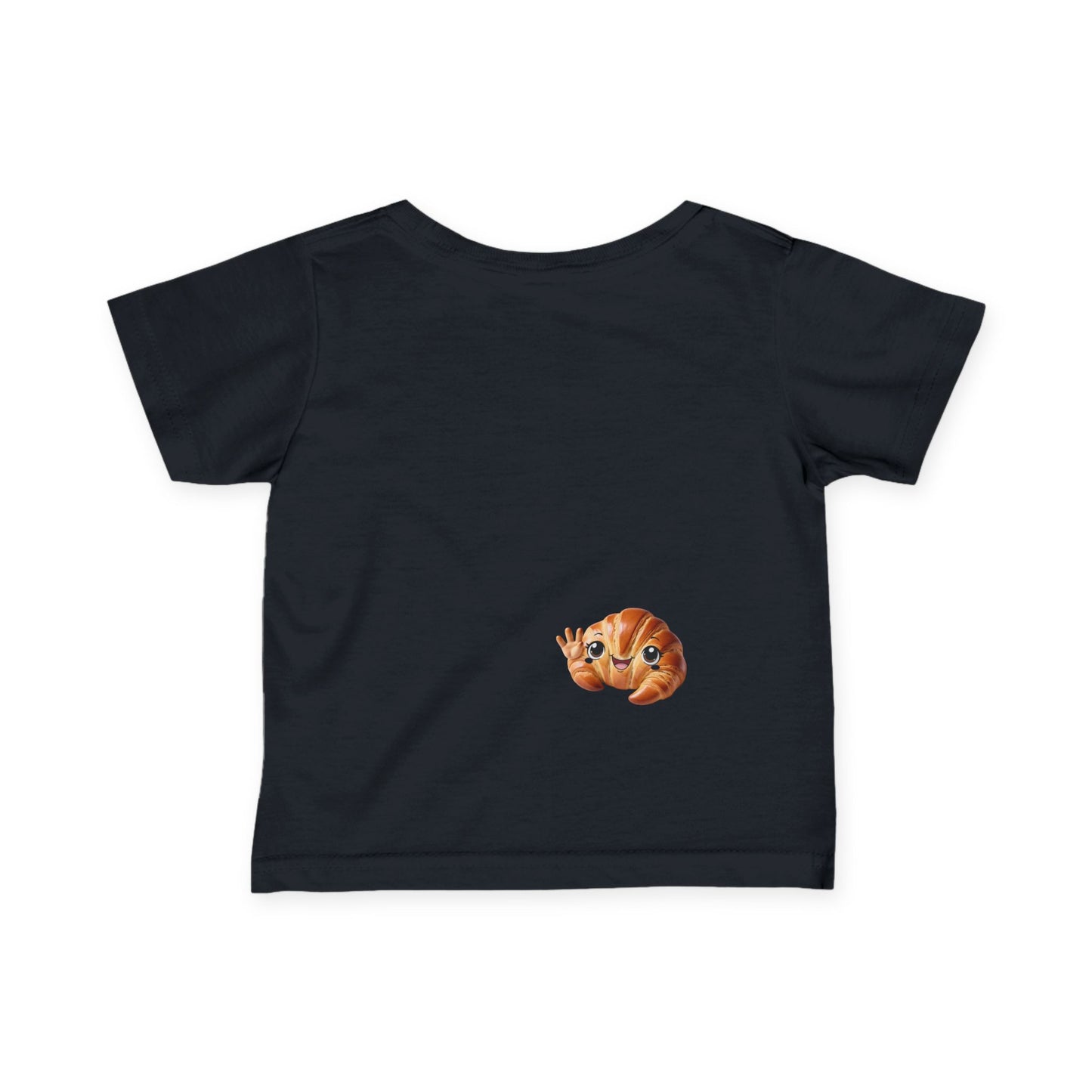 Cute croissant that looks like a Cat-Themed Infant Tee – Perfect for Animal Lovers