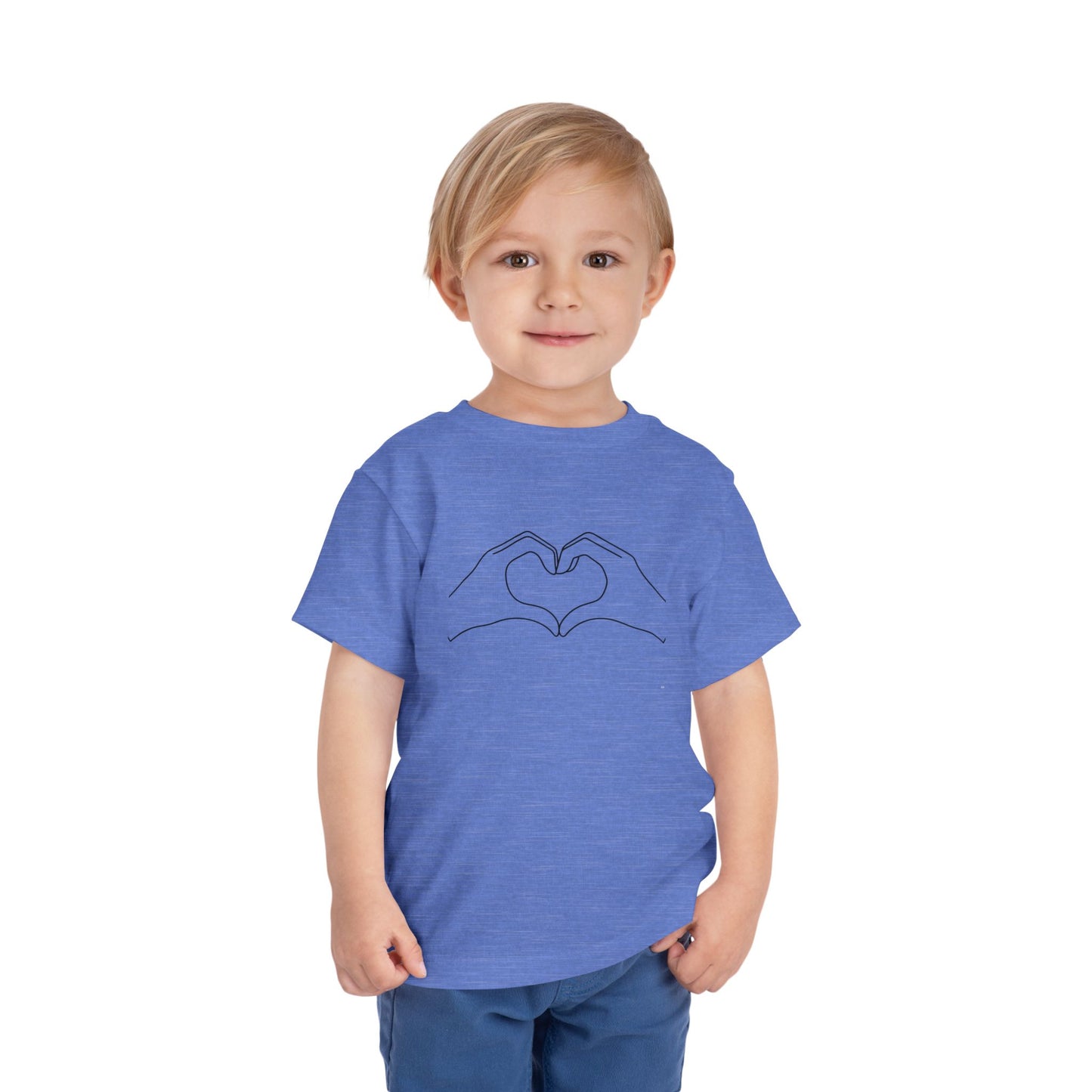 Toddler T-Shirt Cute Heart Love Trend Design