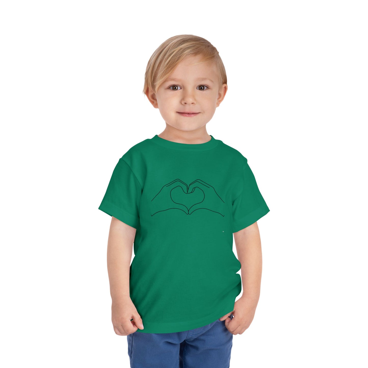 Toddler T-Shirt Cute Heart Love Trend Design