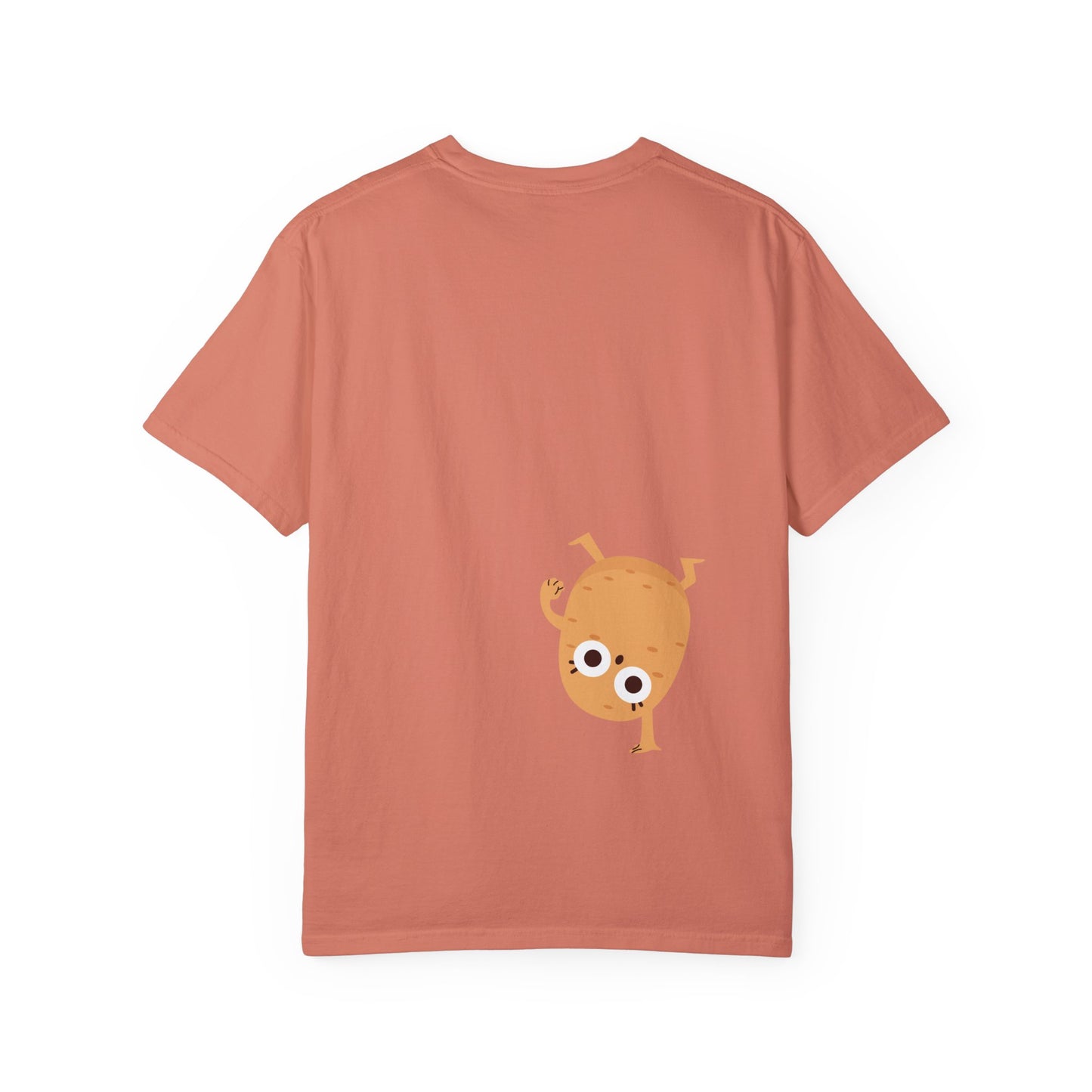 Cute Potato Unisex Garment-Dyed T-Shirt - Fun and Whimsical Design
