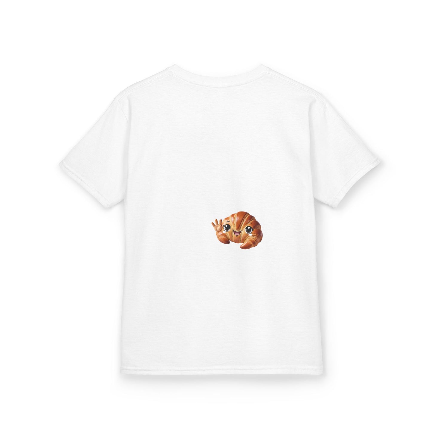 Flake It 'Til You Make It Kids Tee - Fun Croissant Design