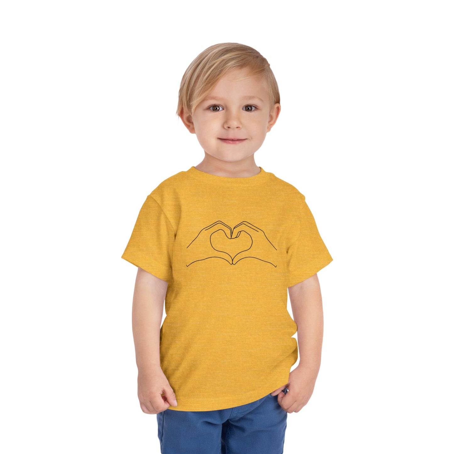 Toddler T-Shirt Cute Heart Love Trend Design