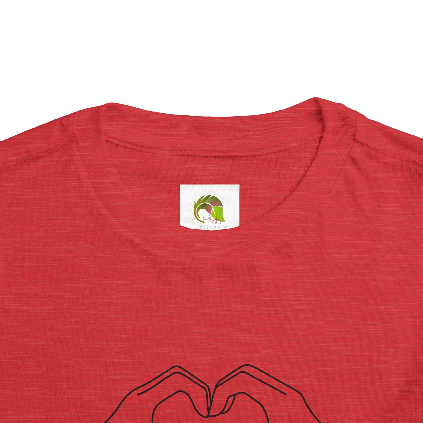 Toddler T-Shirt Cute Heart Love Trend Design