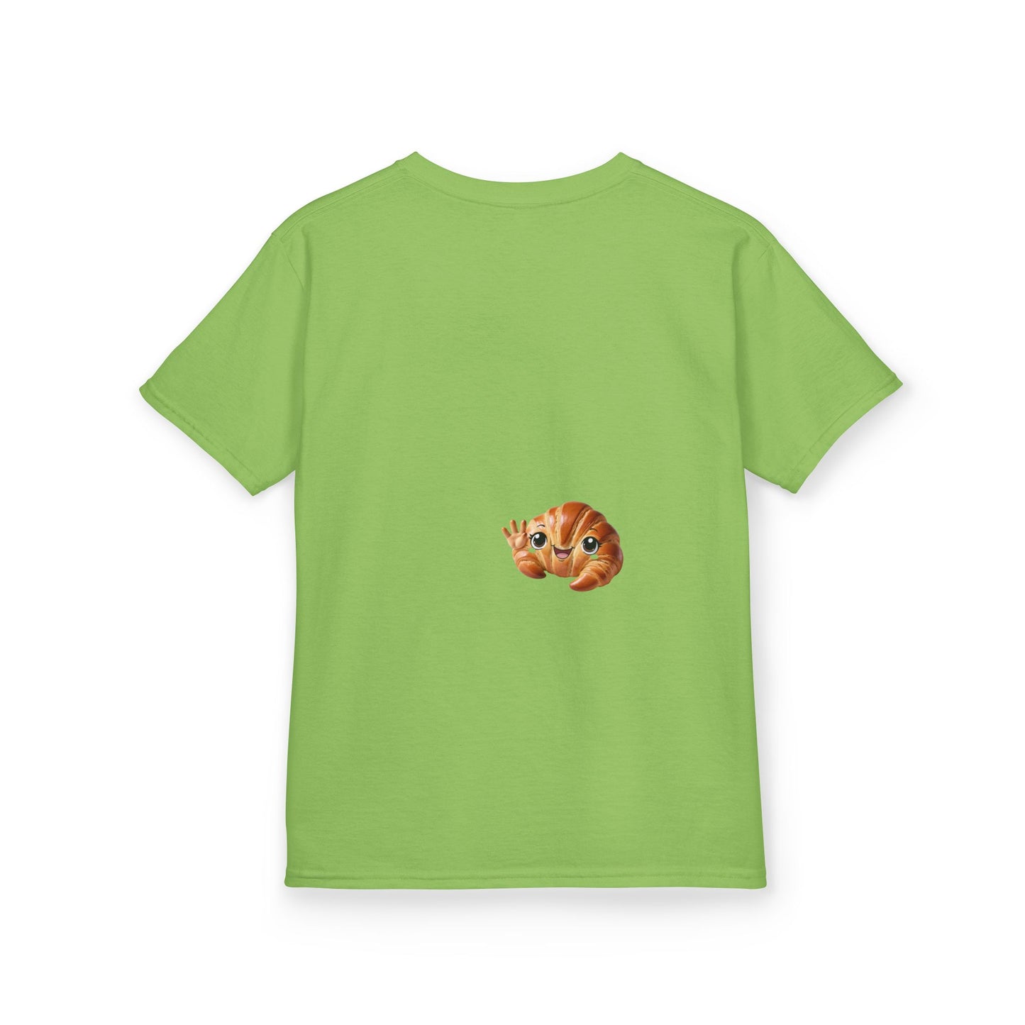 Flake It 'Til You Make It Kids Tee - Fun Croissant Design