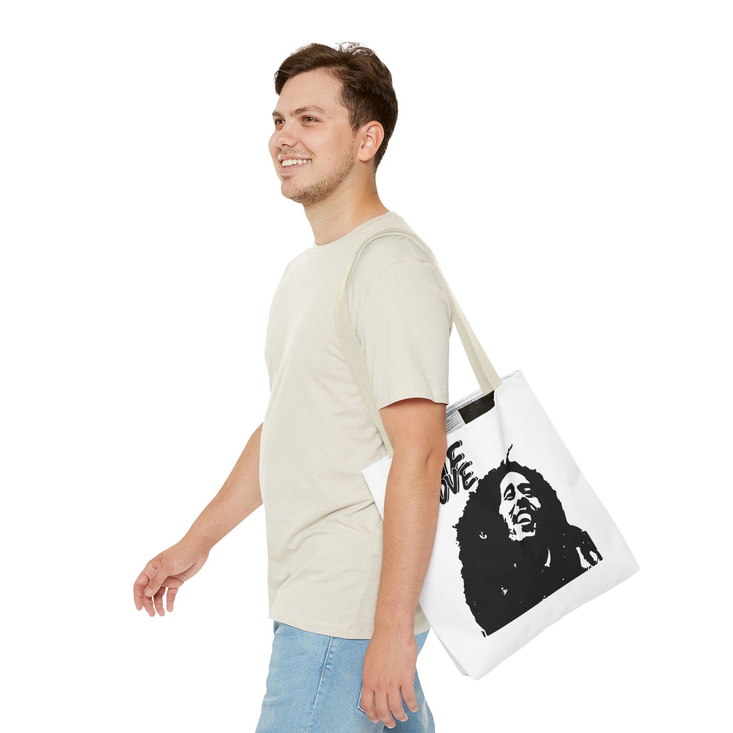 One Love Tote Bag - Celebrate Unity and Positivity