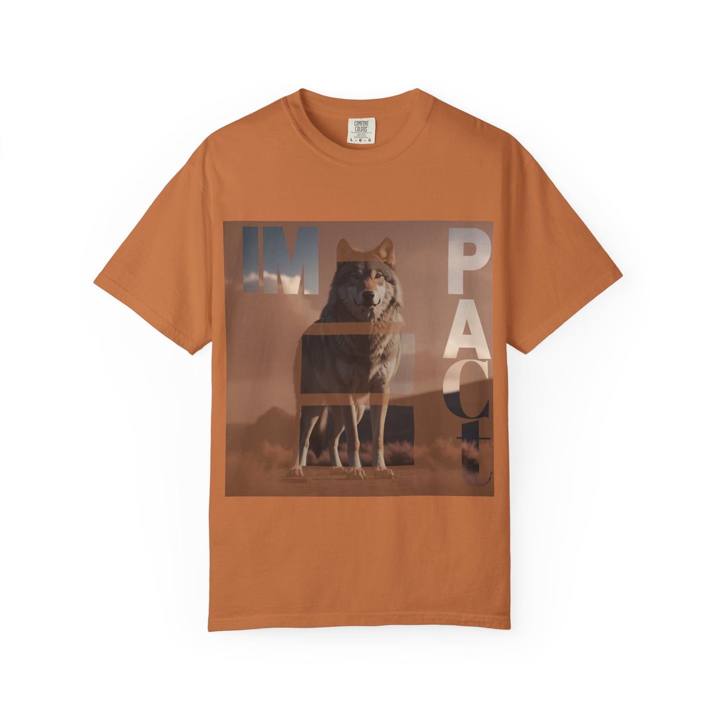 Im pact Wolf Unisex Garment-Dyed T-shirt - Nature Inspired Graphic Tee