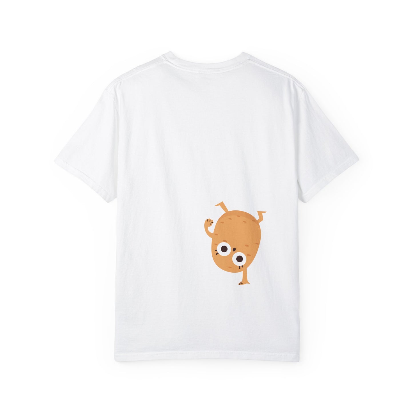 Cute Potato Unisex Garment-Dyed T-Shirt - Fun and Whimsical Design
