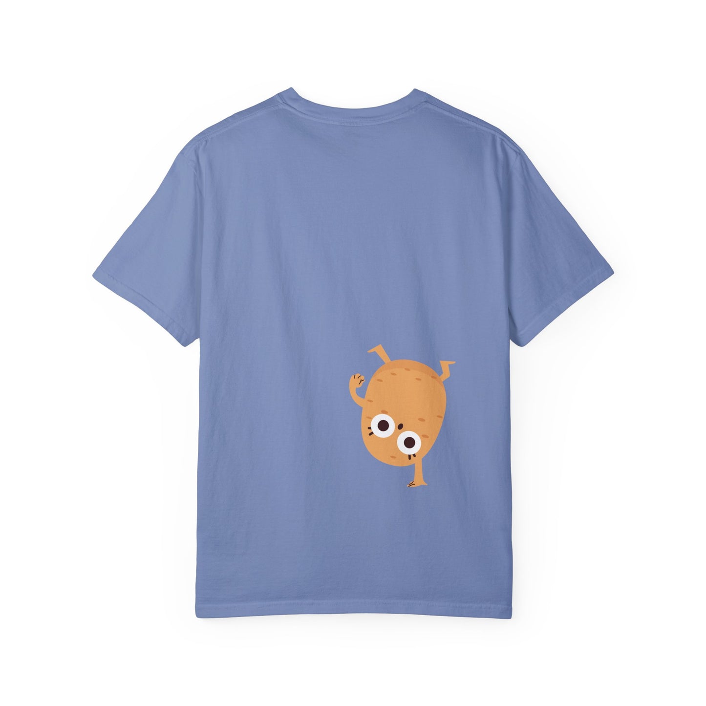 Cute Potato Unisex Garment-Dyed T-Shirt - Fun and Whimsical Design