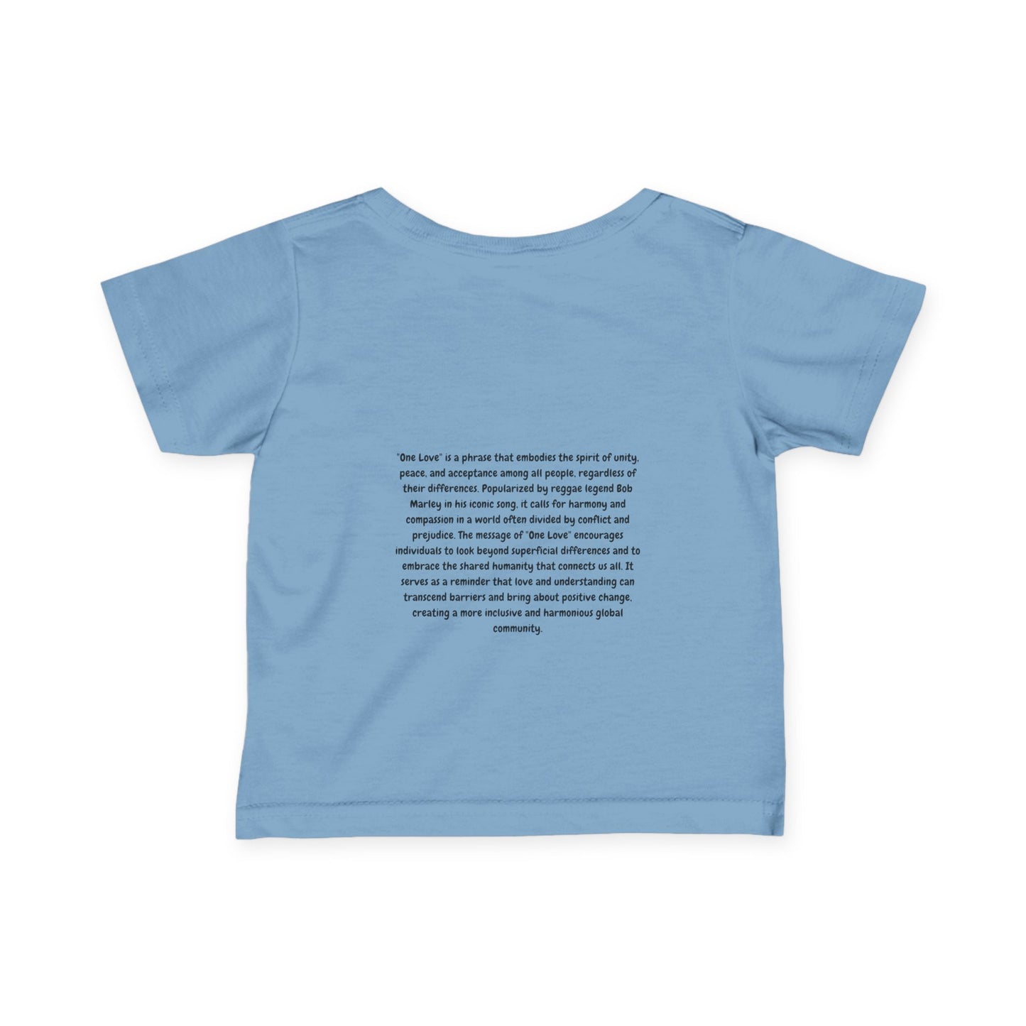 Infant Tee - One Love One Unity Print