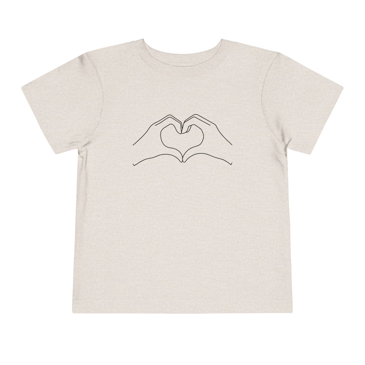 Toddler T-Shirt Cute Heart Love Trend Design