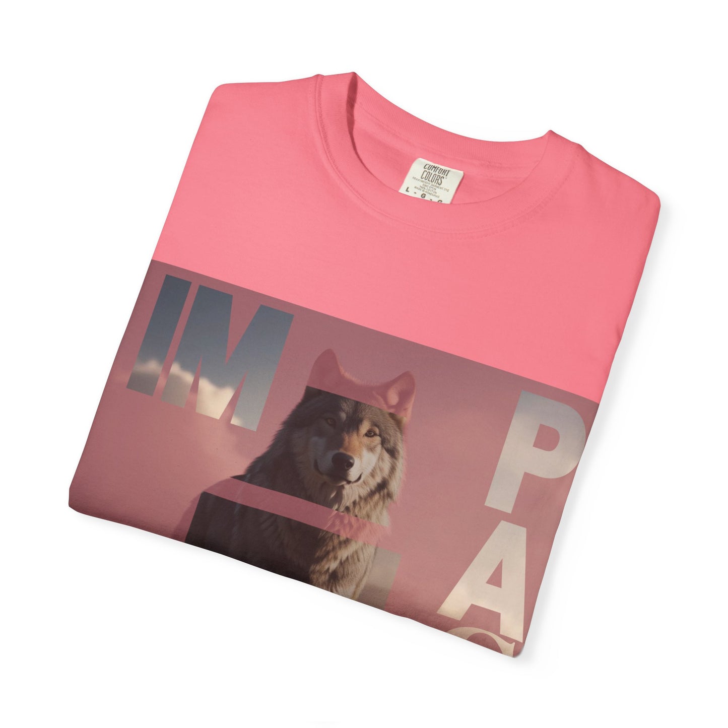 Im pact Wolf Unisex Garment-Dyed T-shirt - Nature Inspired Graphic Tee