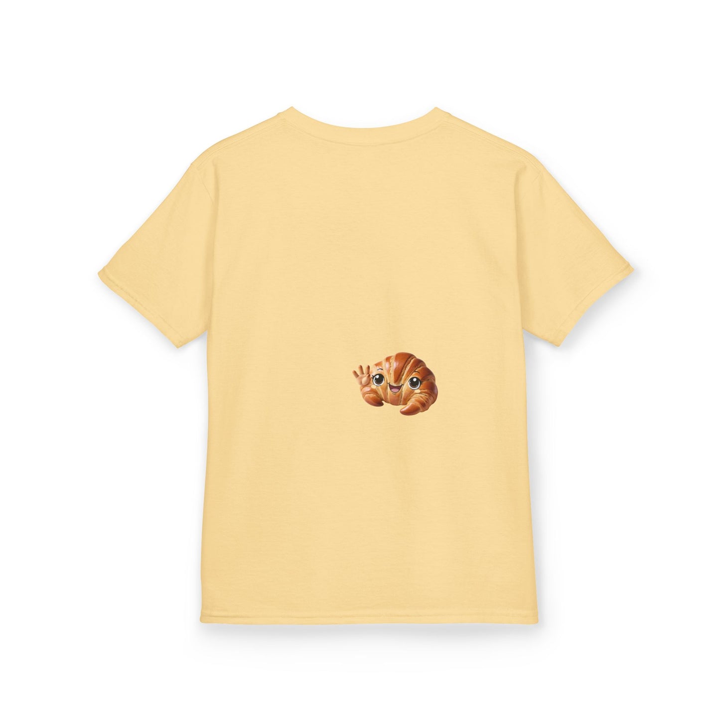 Flake It 'Til You Make It Kids Tee - Fun Croissant Design