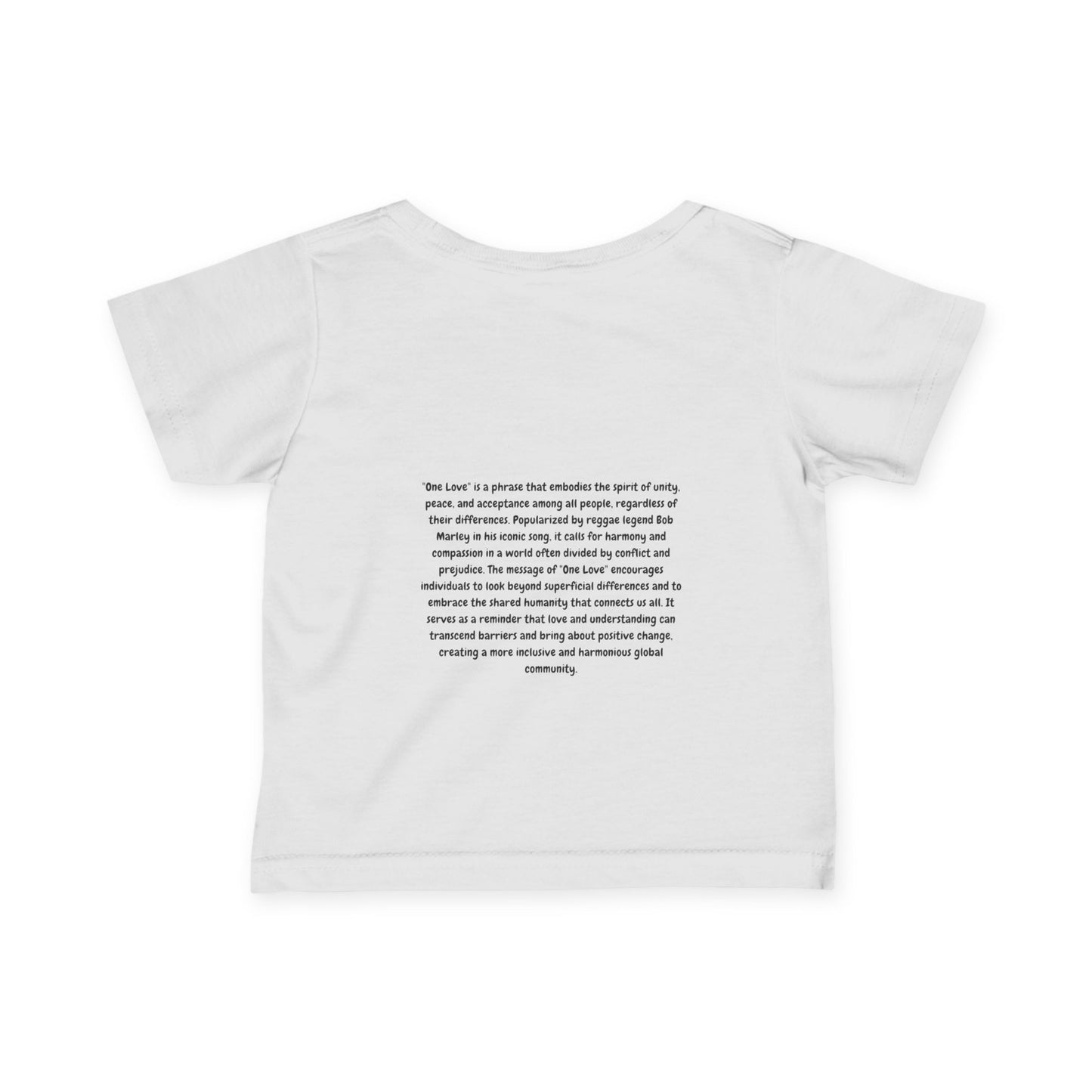 Infant Tee - One Love One Unity Print