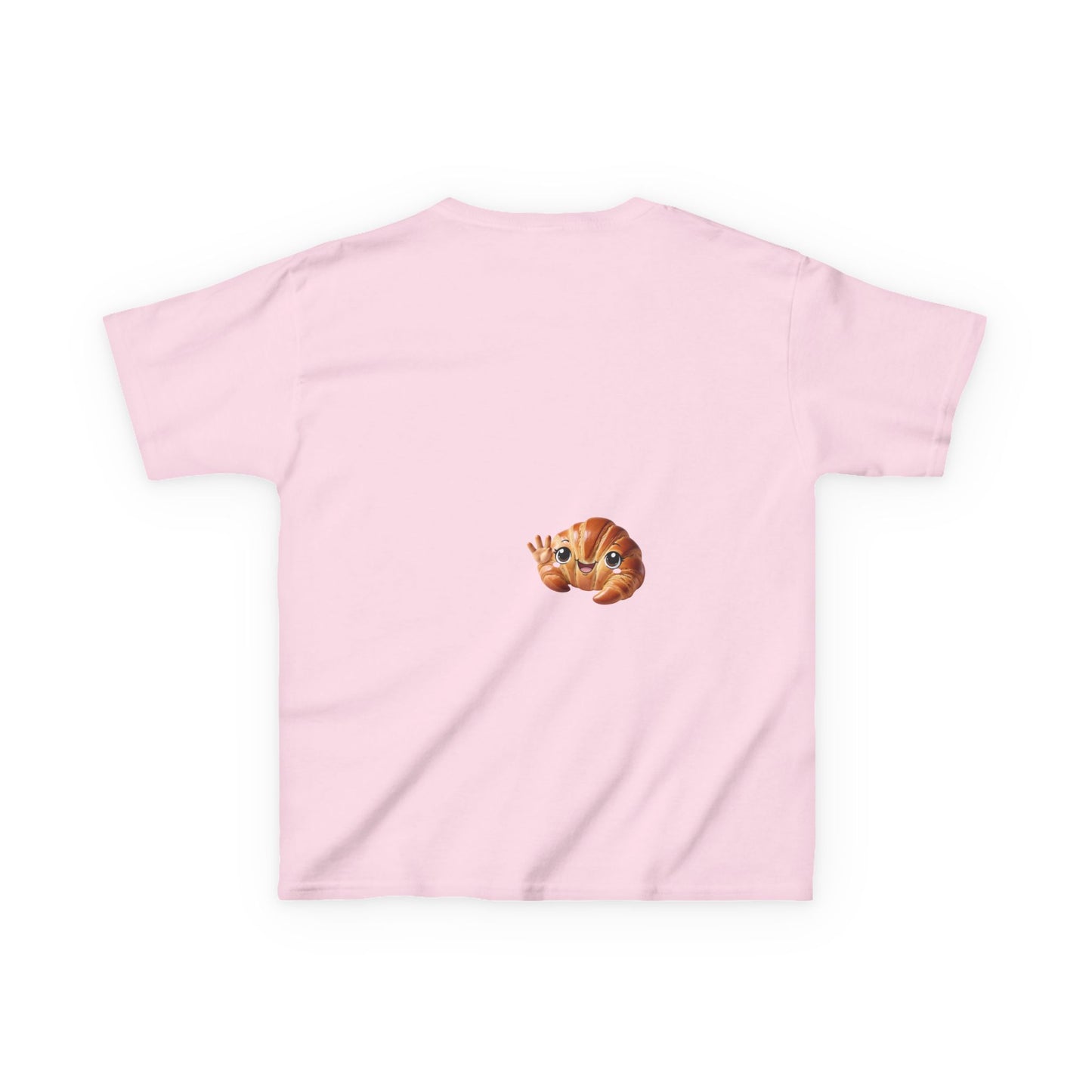 Flake It 'Til You Make It Kids Tee - Fun Croissant Design