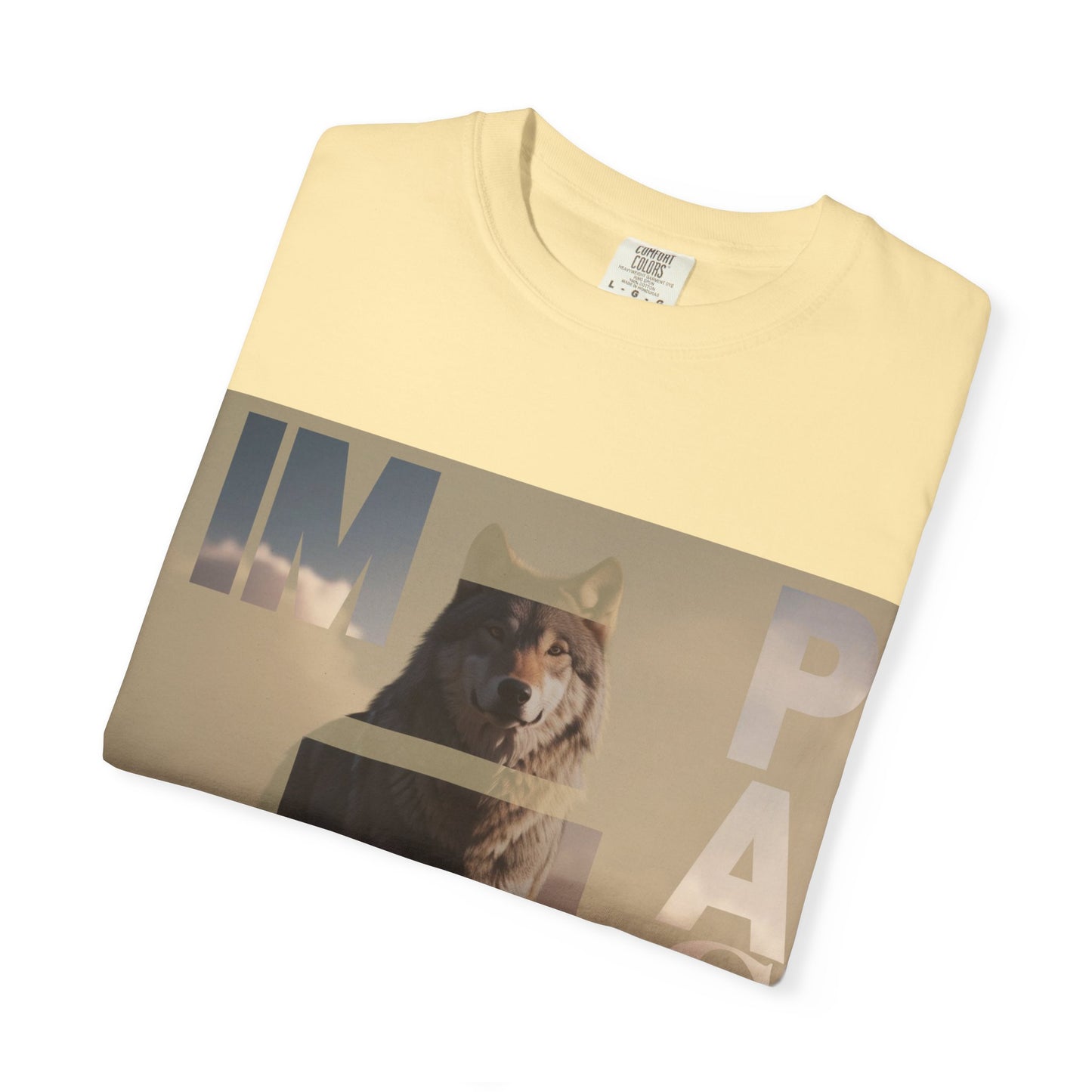 Im pact Wolf Unisex Garment-Dyed T-shirt - Nature Inspired Graphic Tee