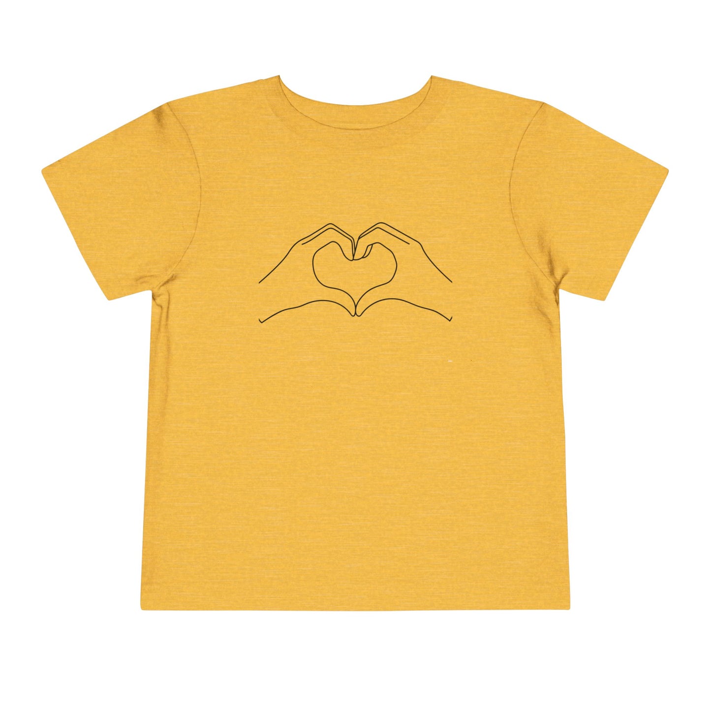 Toddler T-Shirt Cute Heart Love Trend Design