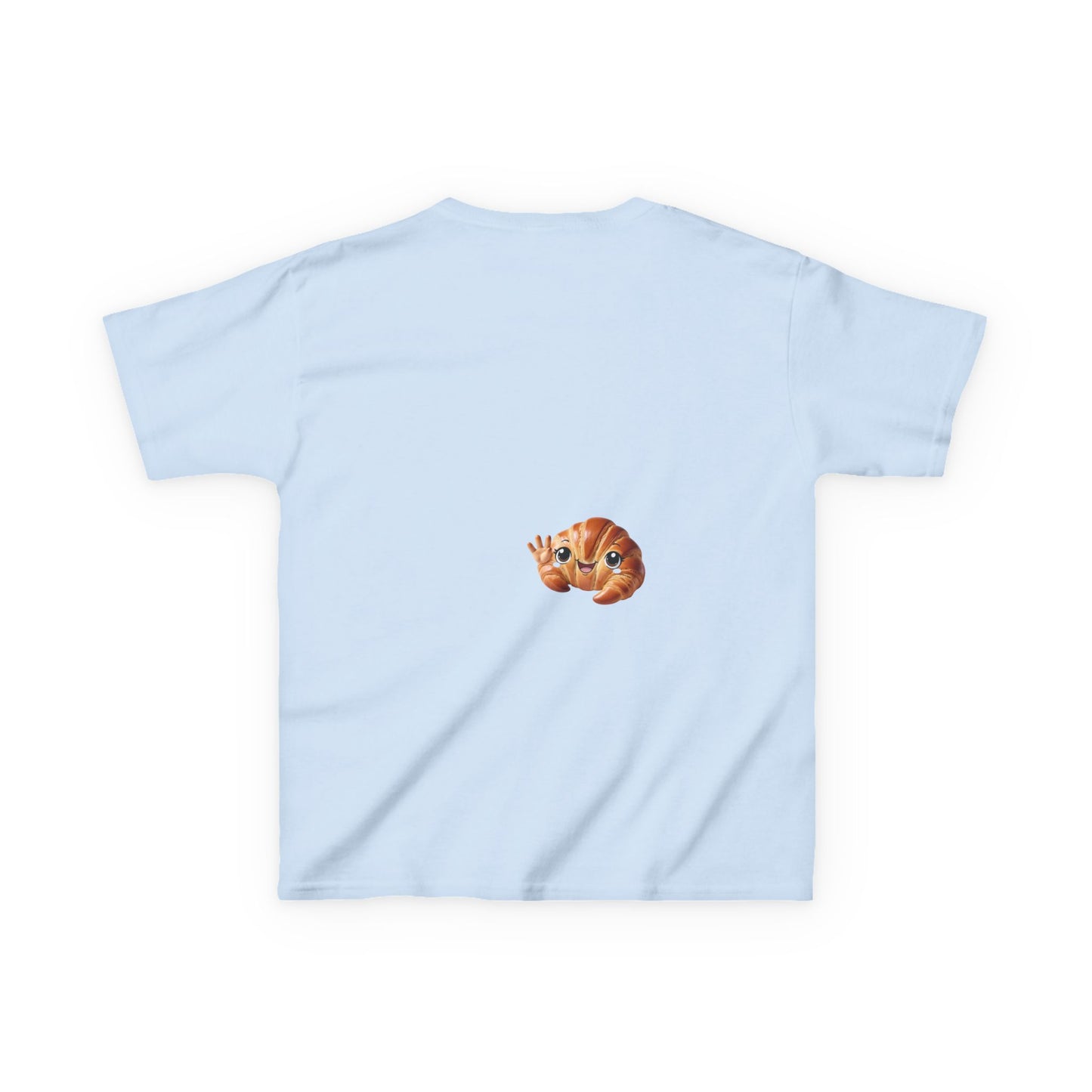 Flake It 'Til You Make It Kids Tee - Fun Croissant Design