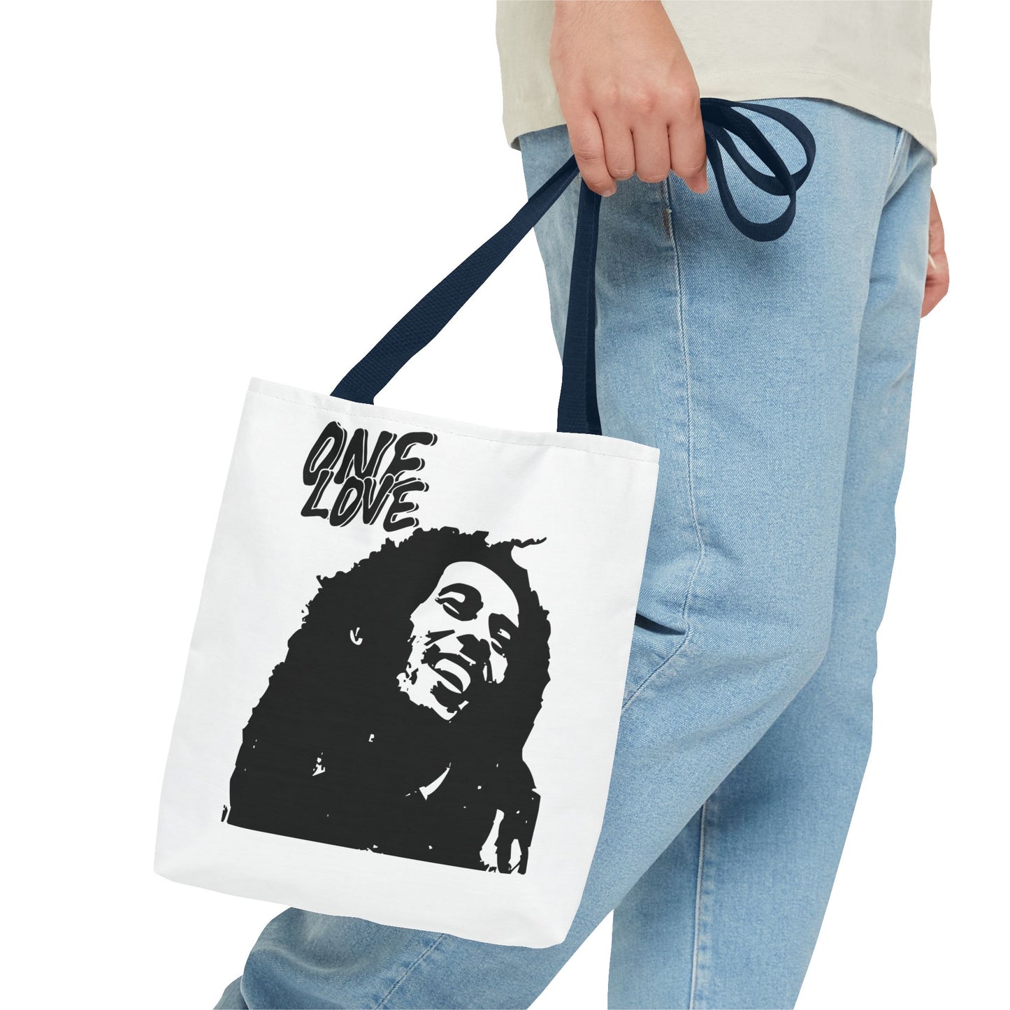 One Love Tote Bag - Celebrate Unity and Positivity
