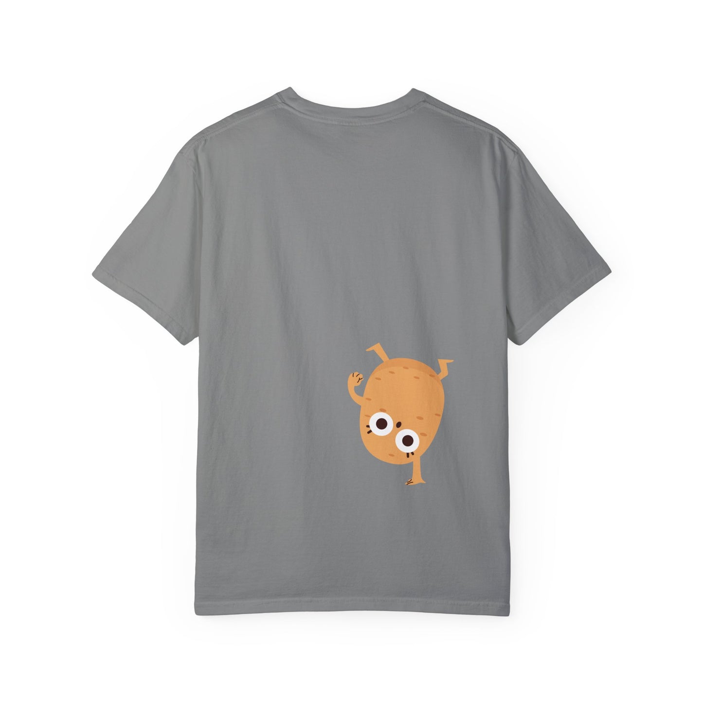 Cute Potato Unisex Garment-Dyed T-Shirt - Fun and Whimsical Design
