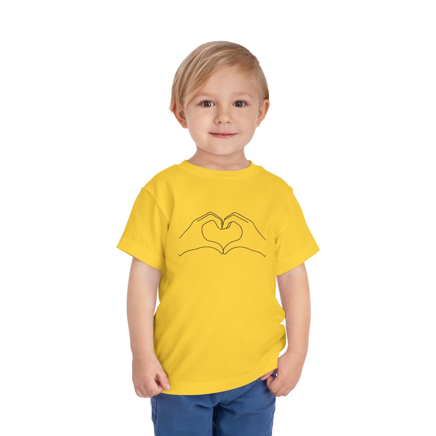 Toddler T-Shirt Cute Heart Love Trend Design