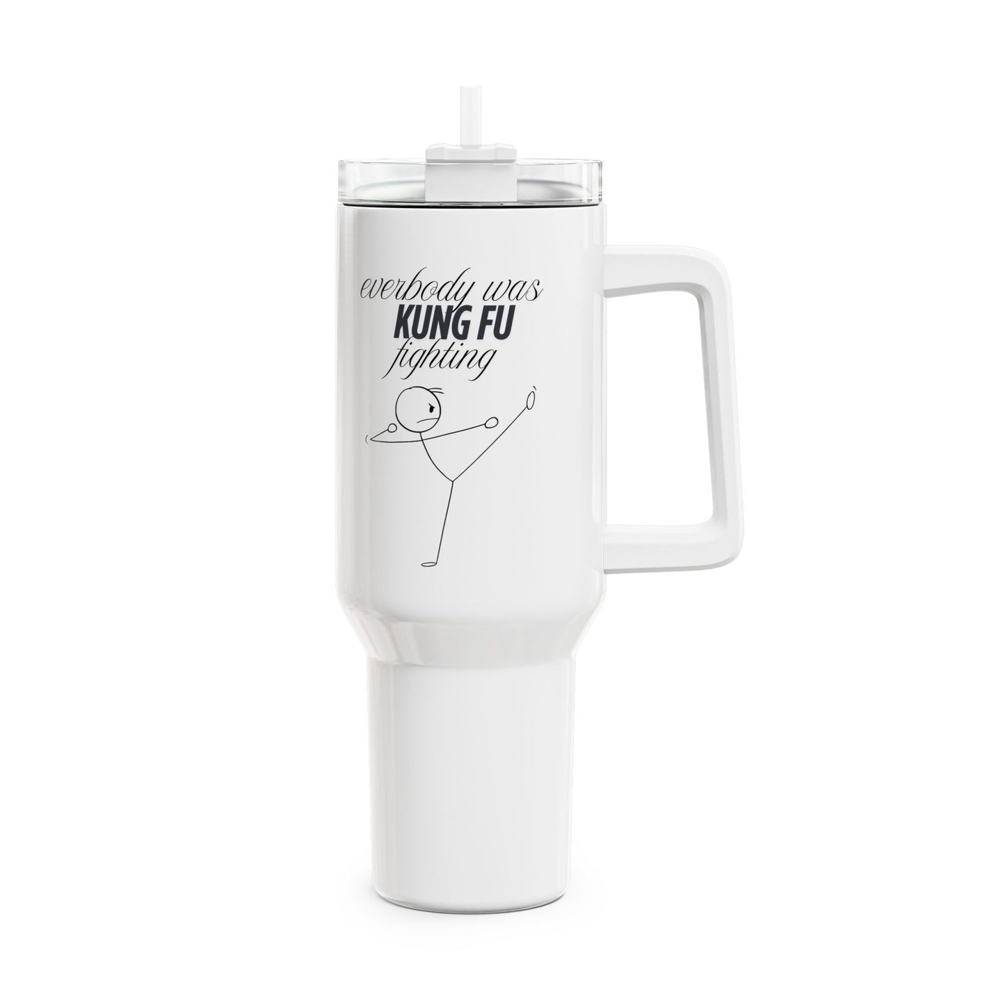 40oz Tumbler - Kungfu Fighting Funny Trend Fun Design