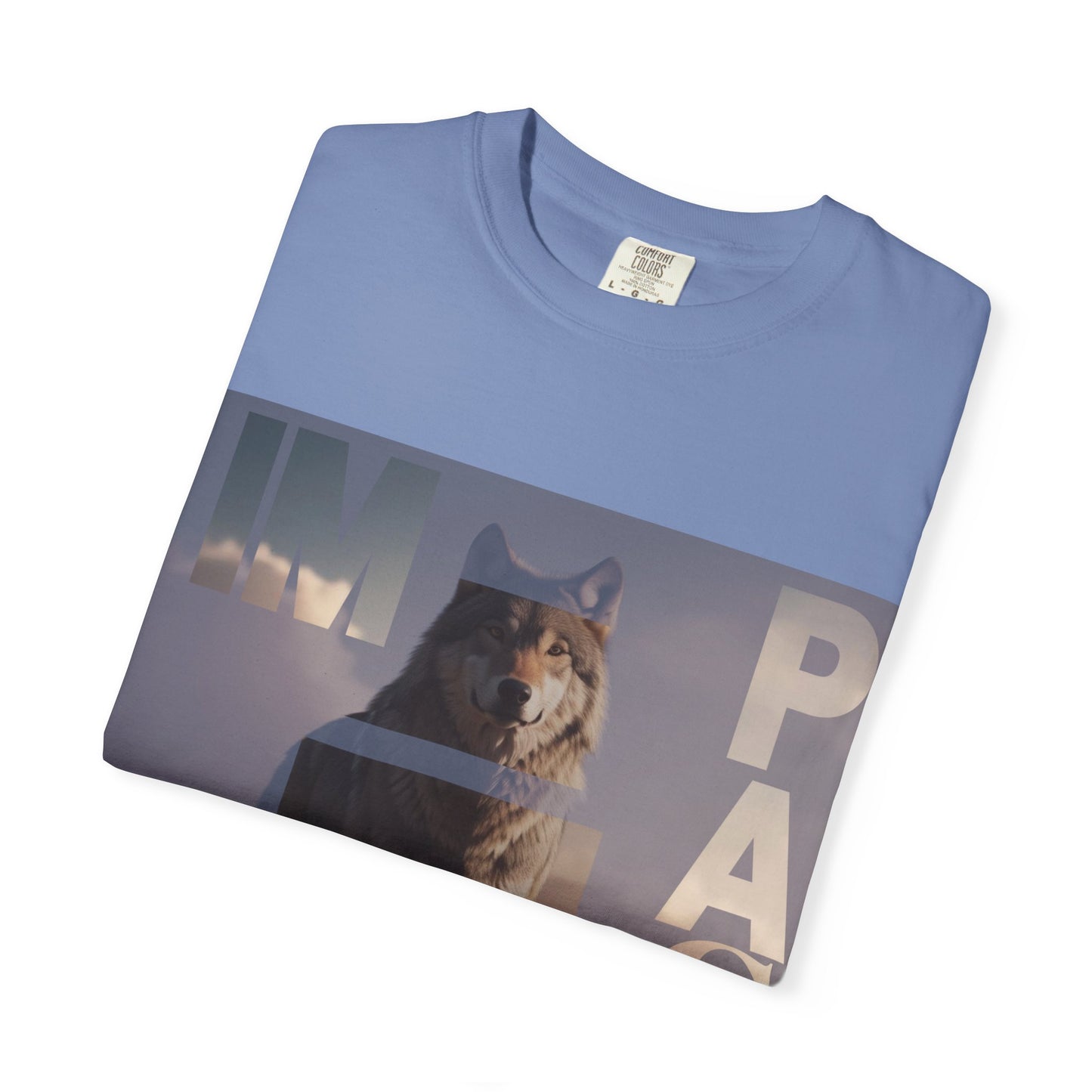 Im pact Wolf Unisex Garment-Dyed T-shirt - Nature Inspired Graphic Tee