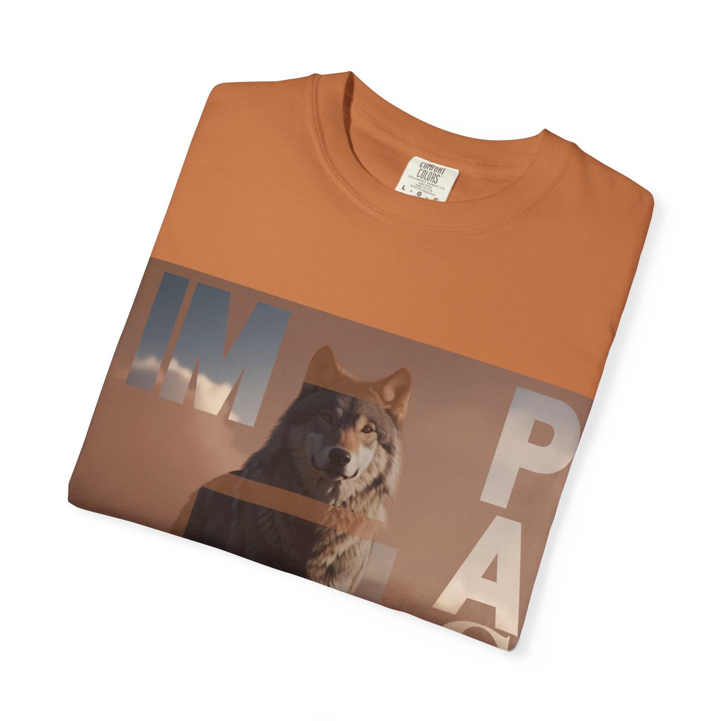 Im pact Wolf Unisex Garment-Dyed T-shirt - Nature Inspired Graphic Tee