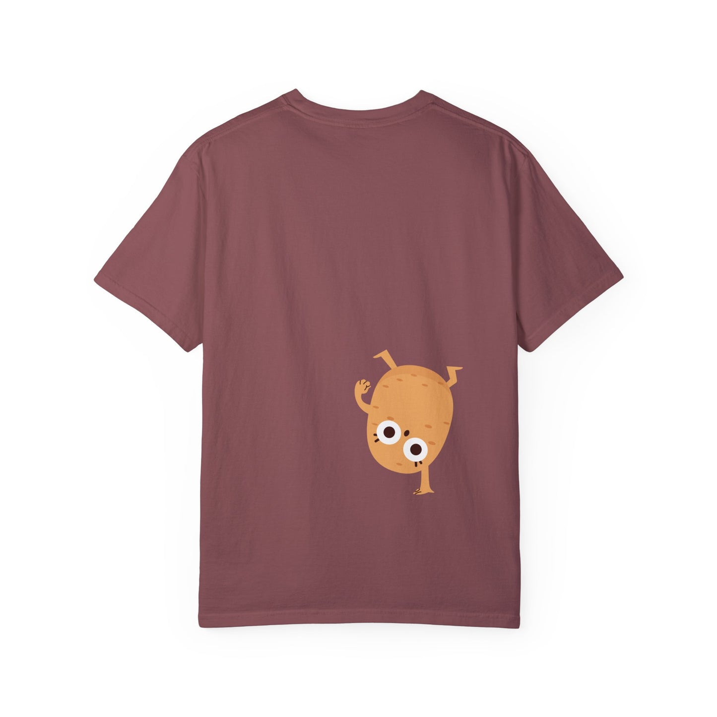 Cute Potato Unisex Garment-Dyed T-Shirt - Fun and Whimsical Design