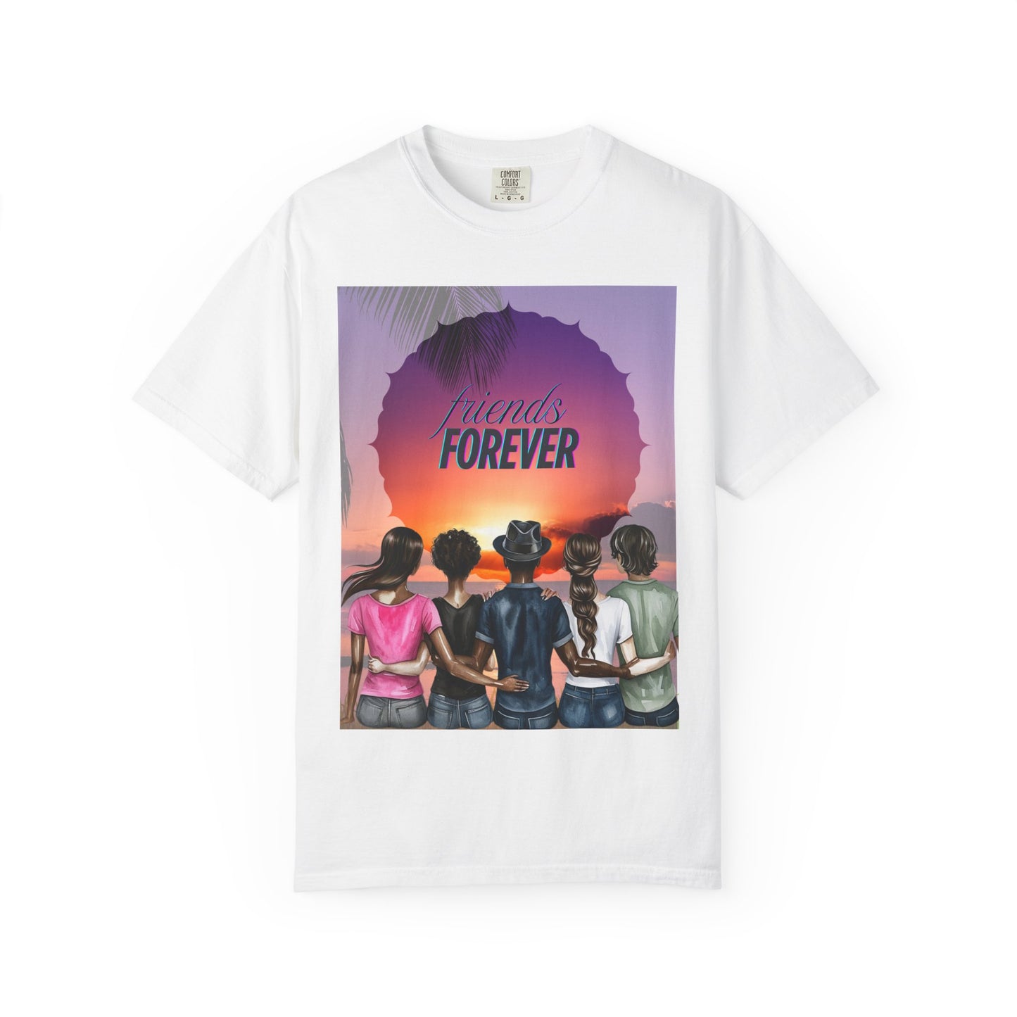 Sunset Friends Forever T-shirt