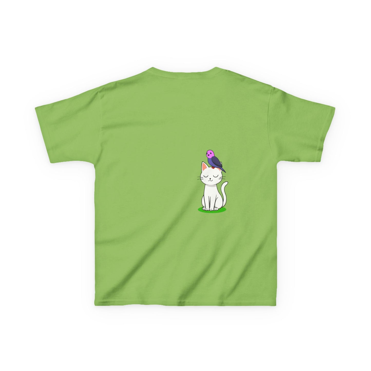 girlsTee - Cute Girl with Animals Design