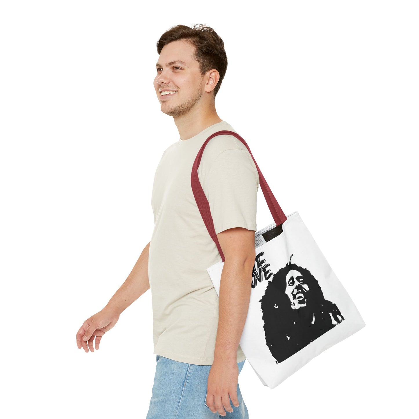 One Love Tote Bag - Celebrate Unity and Positivity