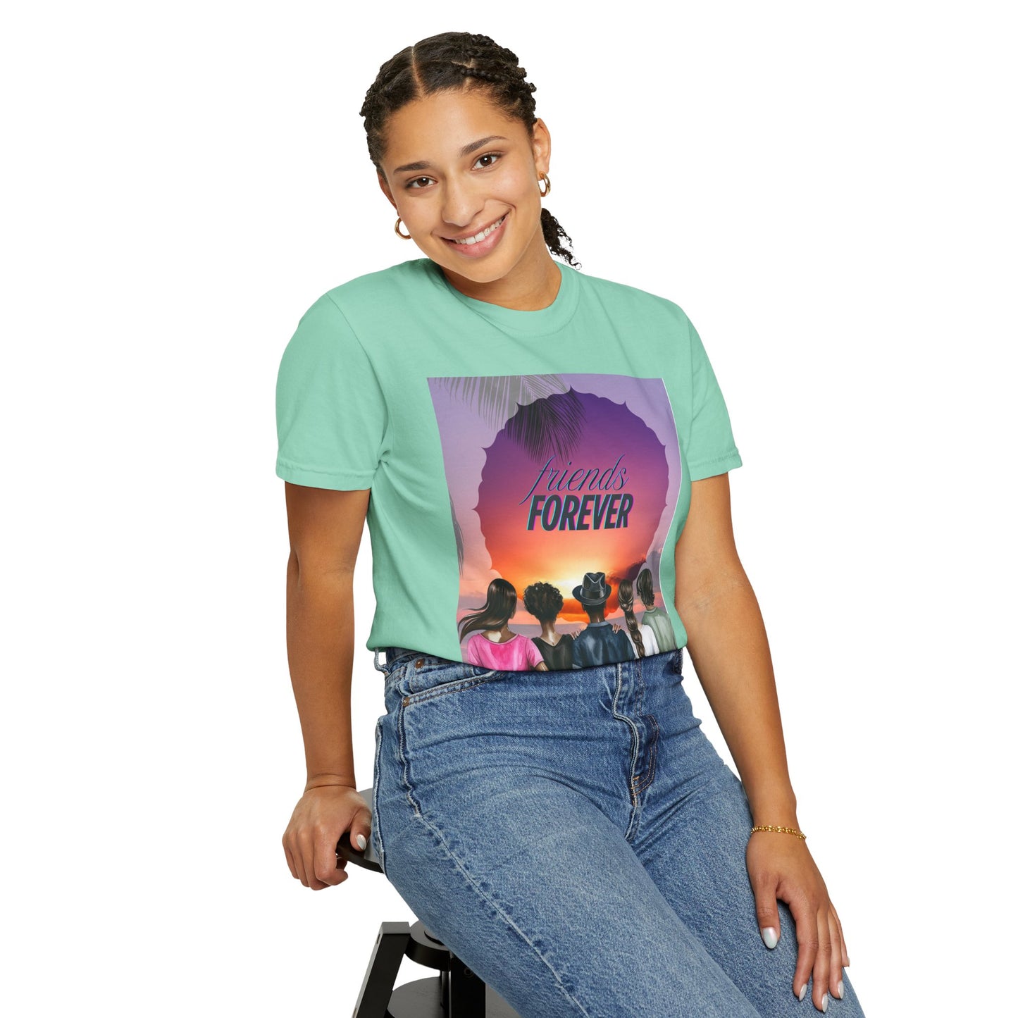Sunset Friends Forever T-shirt