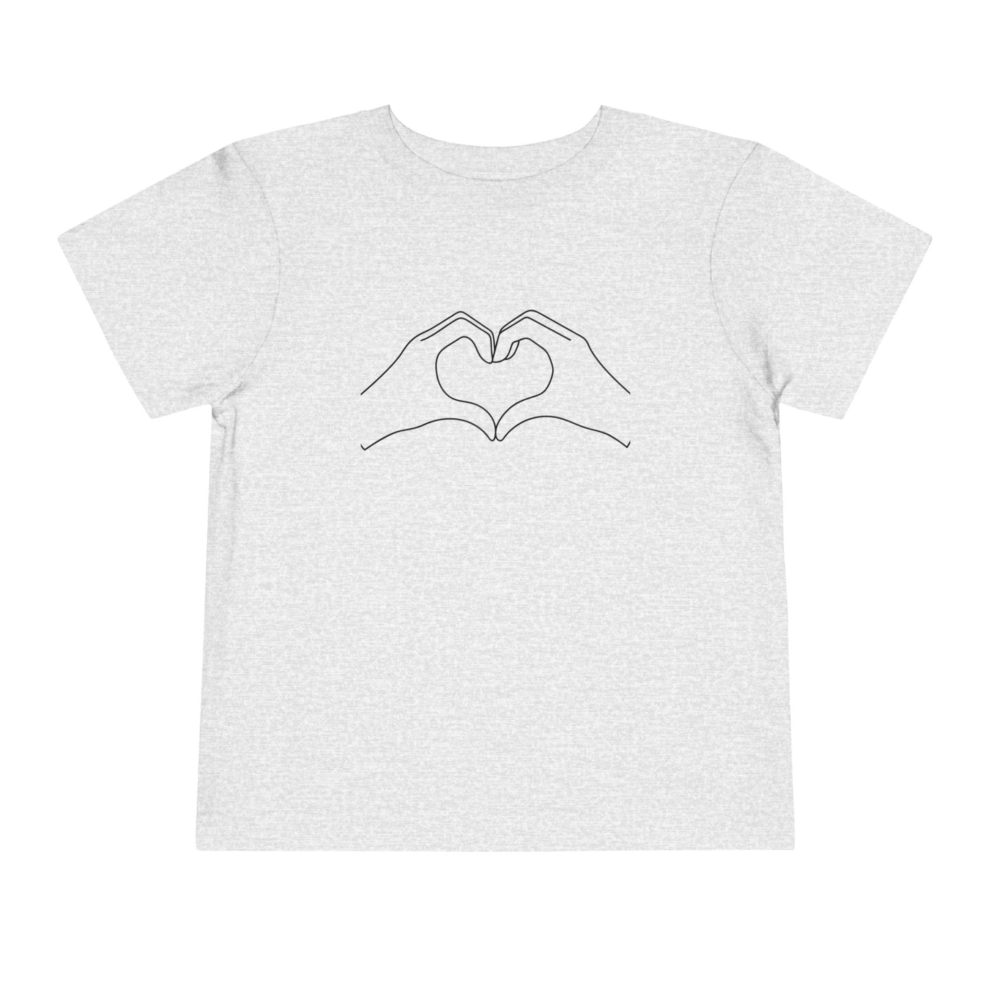 Toddler T-Shirt Cute Heart Love Trend Design