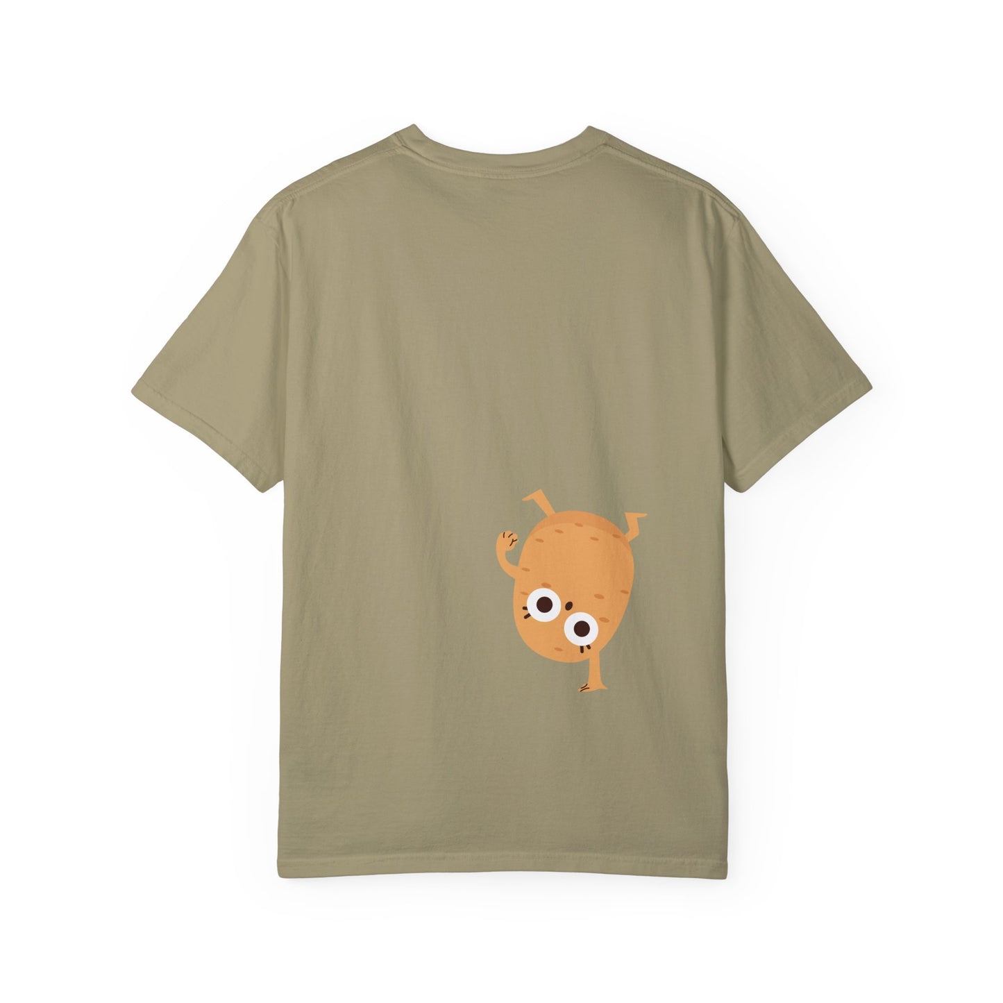 Cute Potato Unisex Garment-Dyed T-Shirt - Fun and Whimsical Design