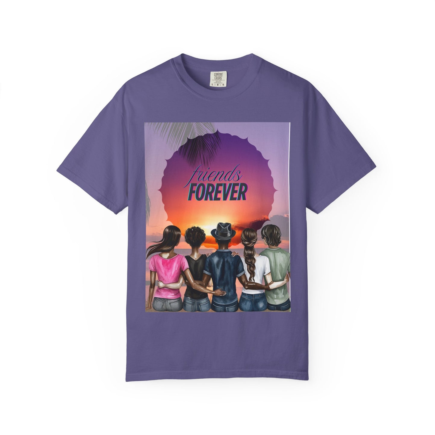 Sunset Friends Forever T-shirt