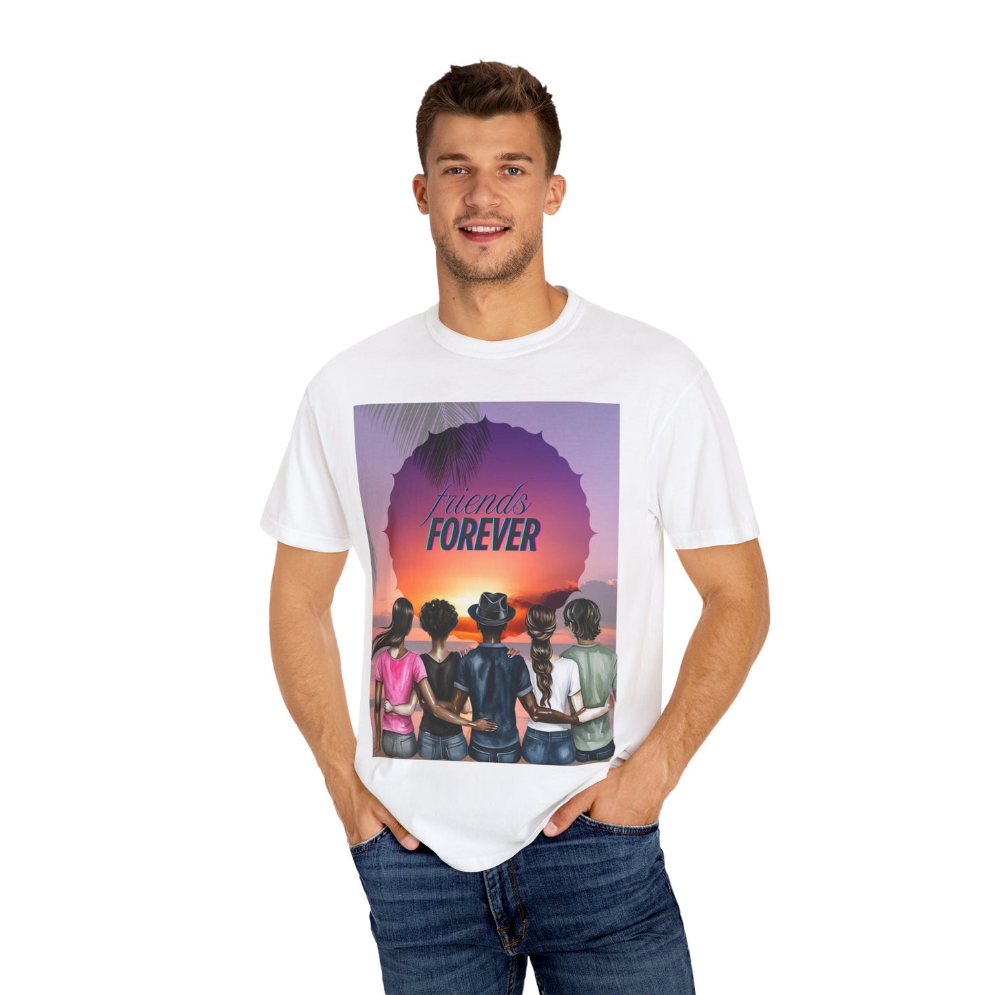 Sunset Friends Forever T-shirt