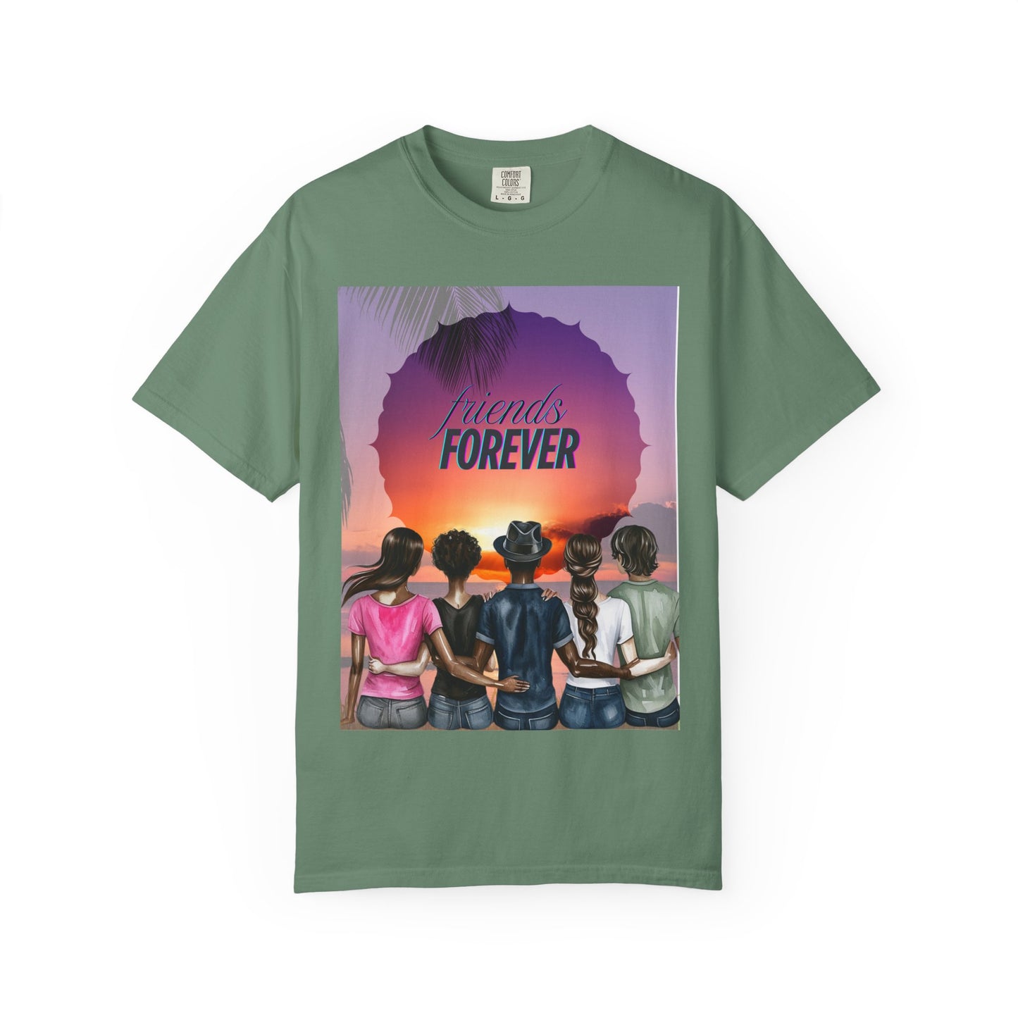 Sunset Friends Forever T-shirt