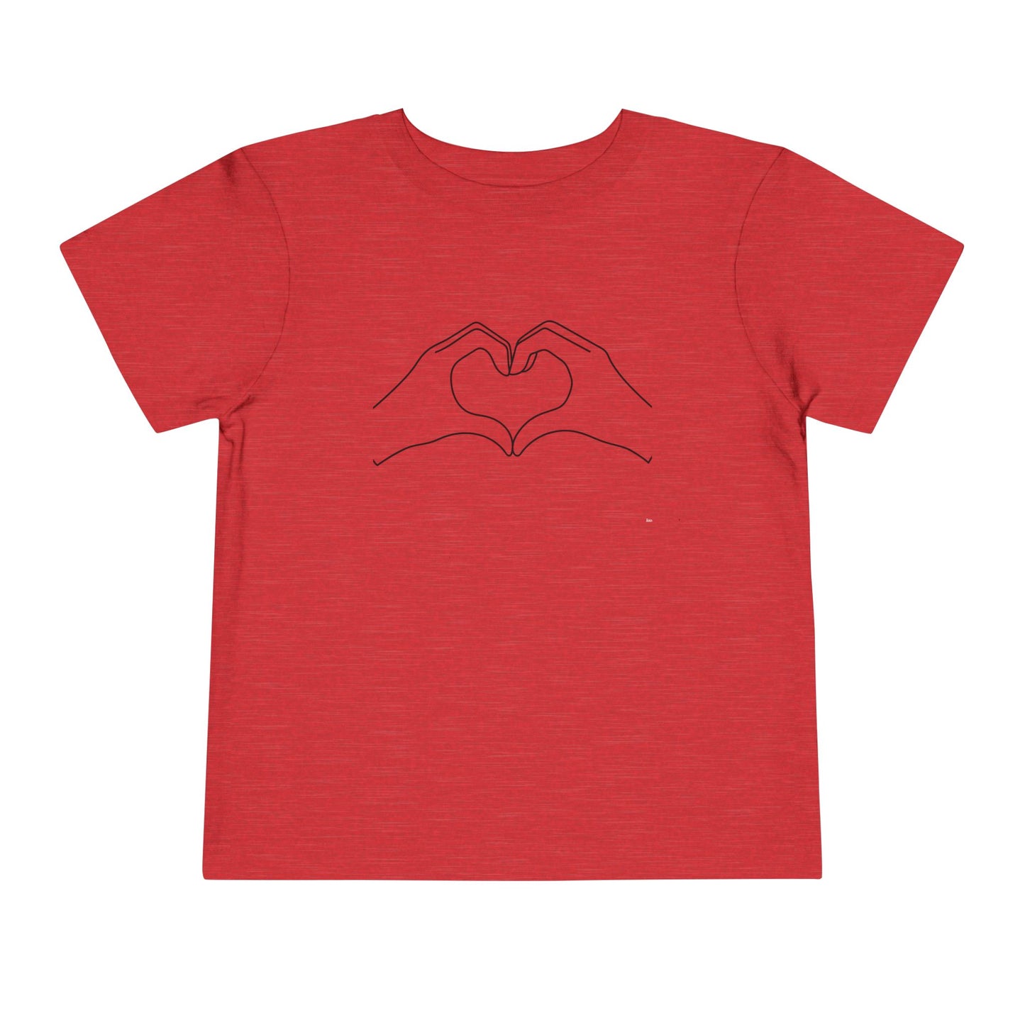 Toddler T-Shirt Cute Heart Love Trend Design