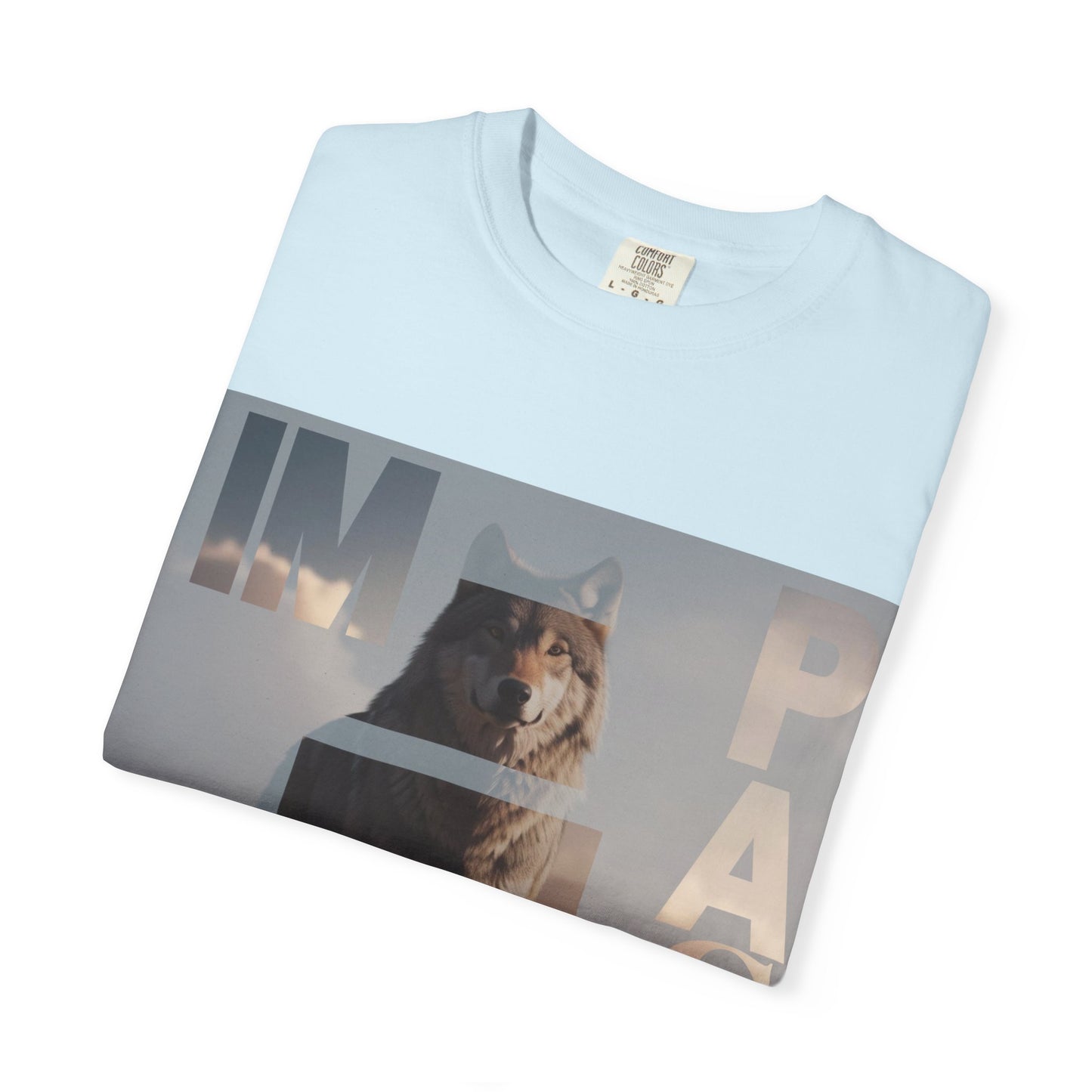 Im pact Wolf Unisex Garment-Dyed T-shirt - Nature Inspired Graphic Tee