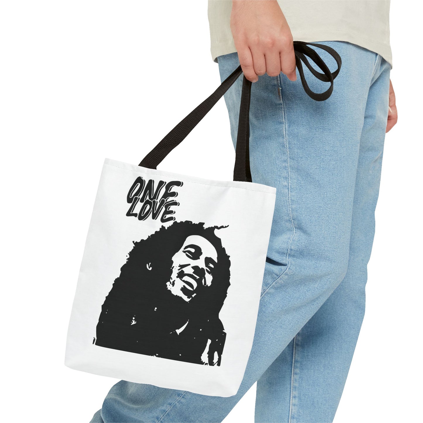 One Love Tote Bag - Celebrate Unity and Positivity