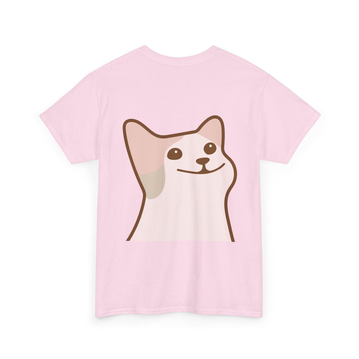 Cute Cat Design Unisex Heavy Cotton Tee - Perfect for Pet Lovers