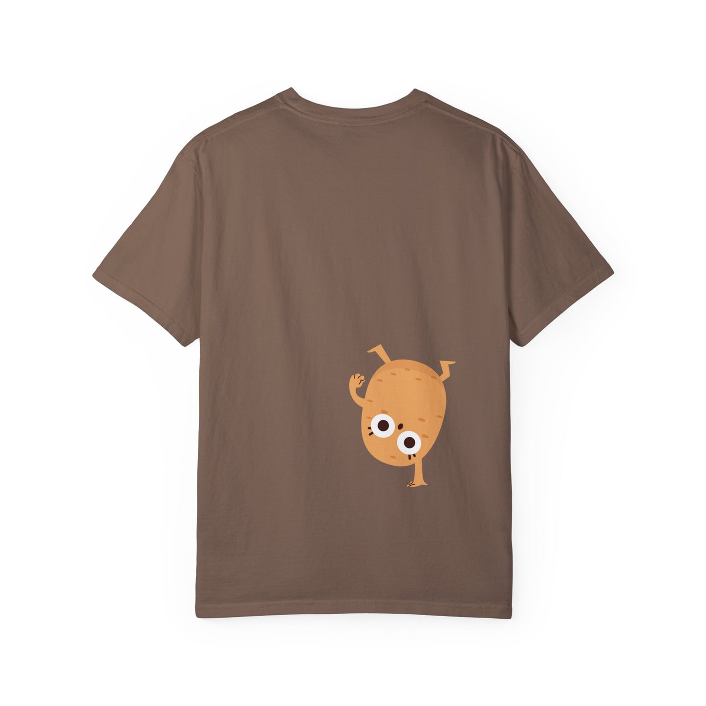 Cute Potato Unisex Garment-Dyed T-Shirt - Fun and Whimsical Design