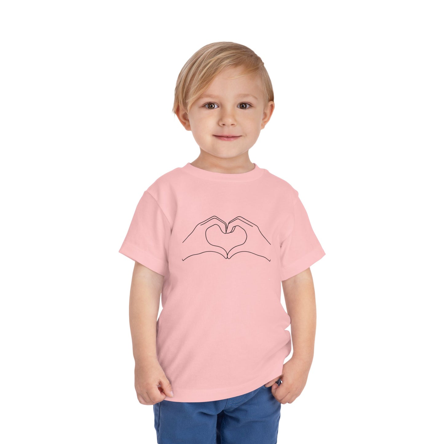 Toddler T-Shirt Cute Heart Love Trend Design