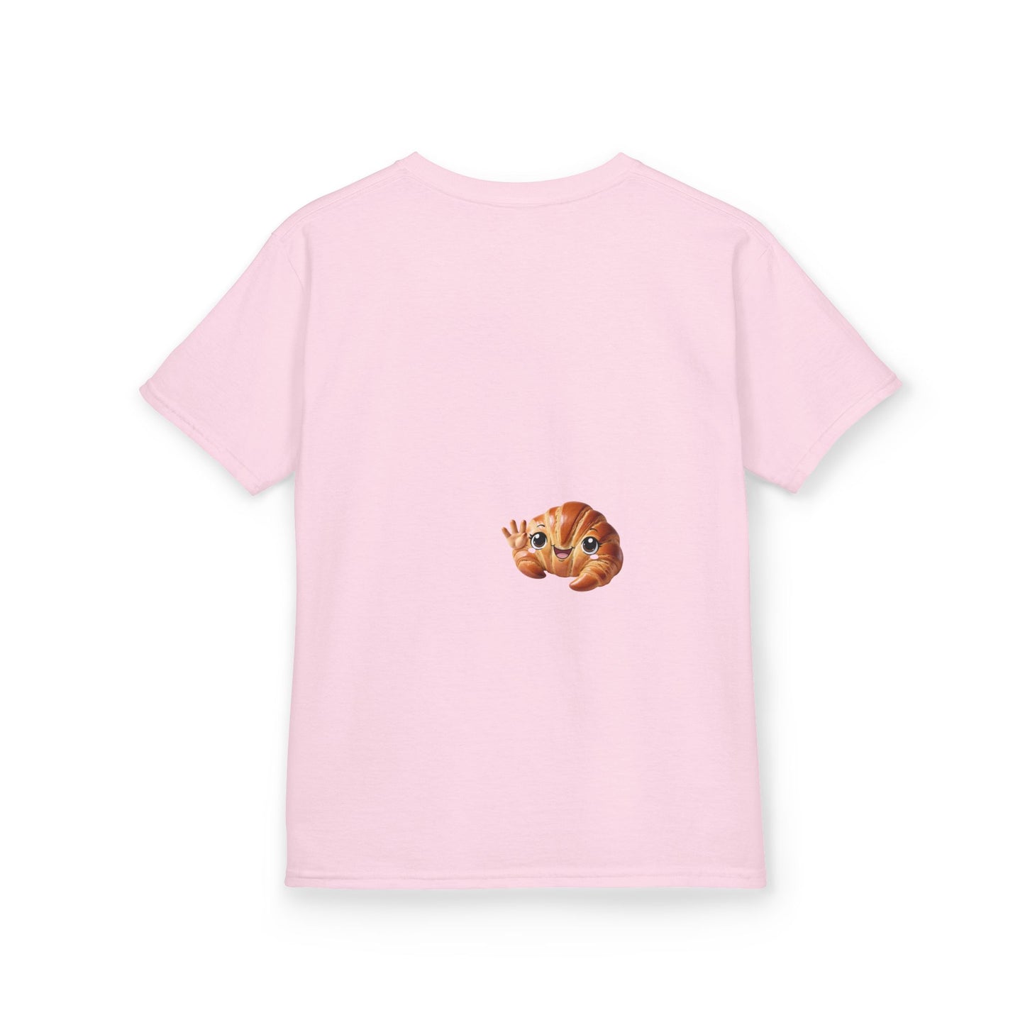Flake It 'Til You Make It Kids Tee - Fun Croissant Design