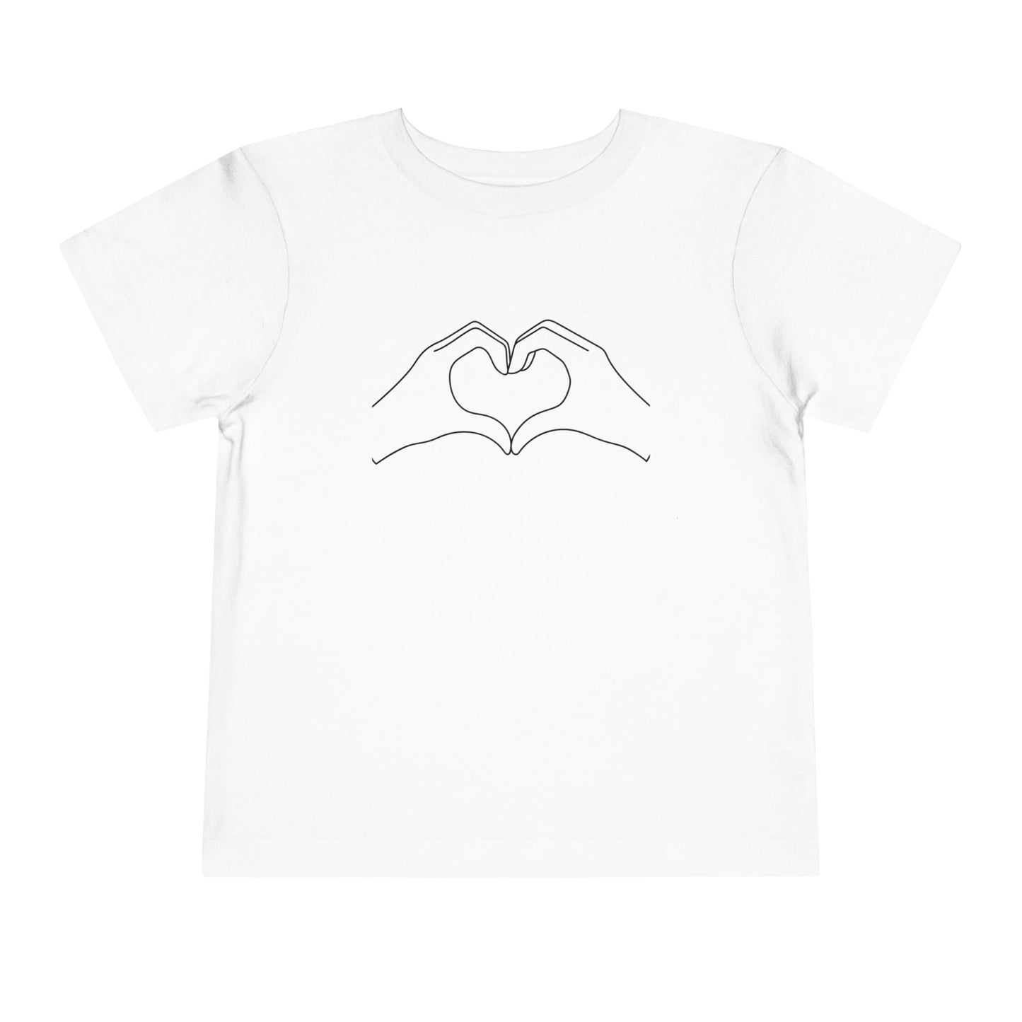 Toddler T-Shirt Cute Heart Love Trend Design