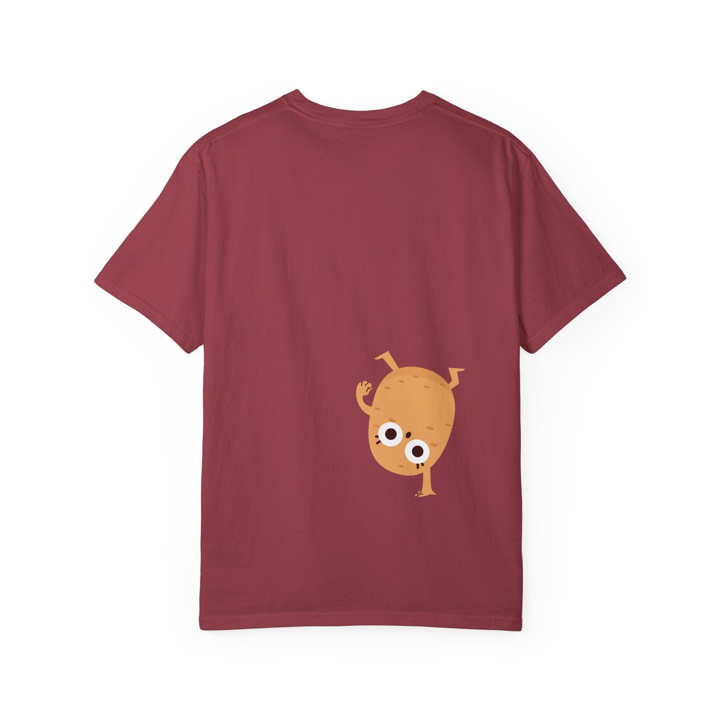 Cute Potato Unisex Garment-Dyed T-Shirt - Fun and Whimsical Design