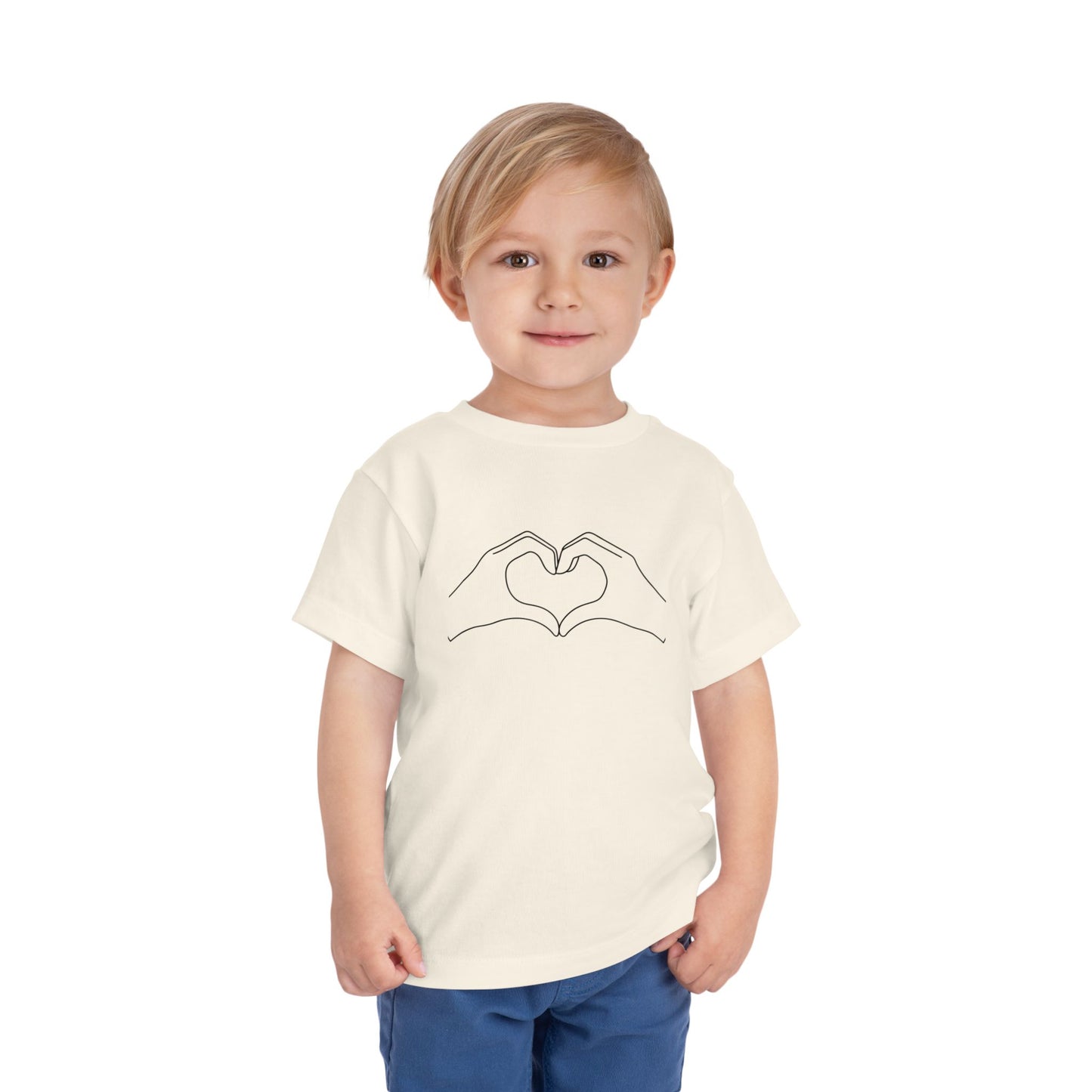 Toddler T-Shirt Cute Heart Love Trend Design