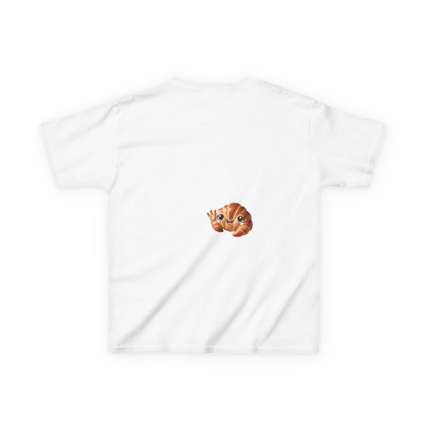 Flake It 'Til You Make It Kids Tee - Fun Croissant Design