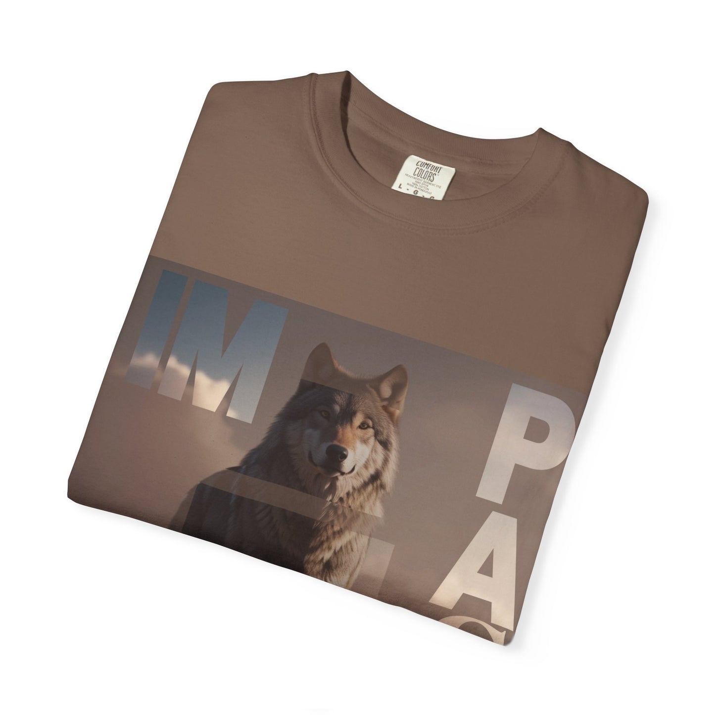 Im pact Wolf Unisex Garment-Dyed T-shirt - Nature Inspired Graphic Tee
