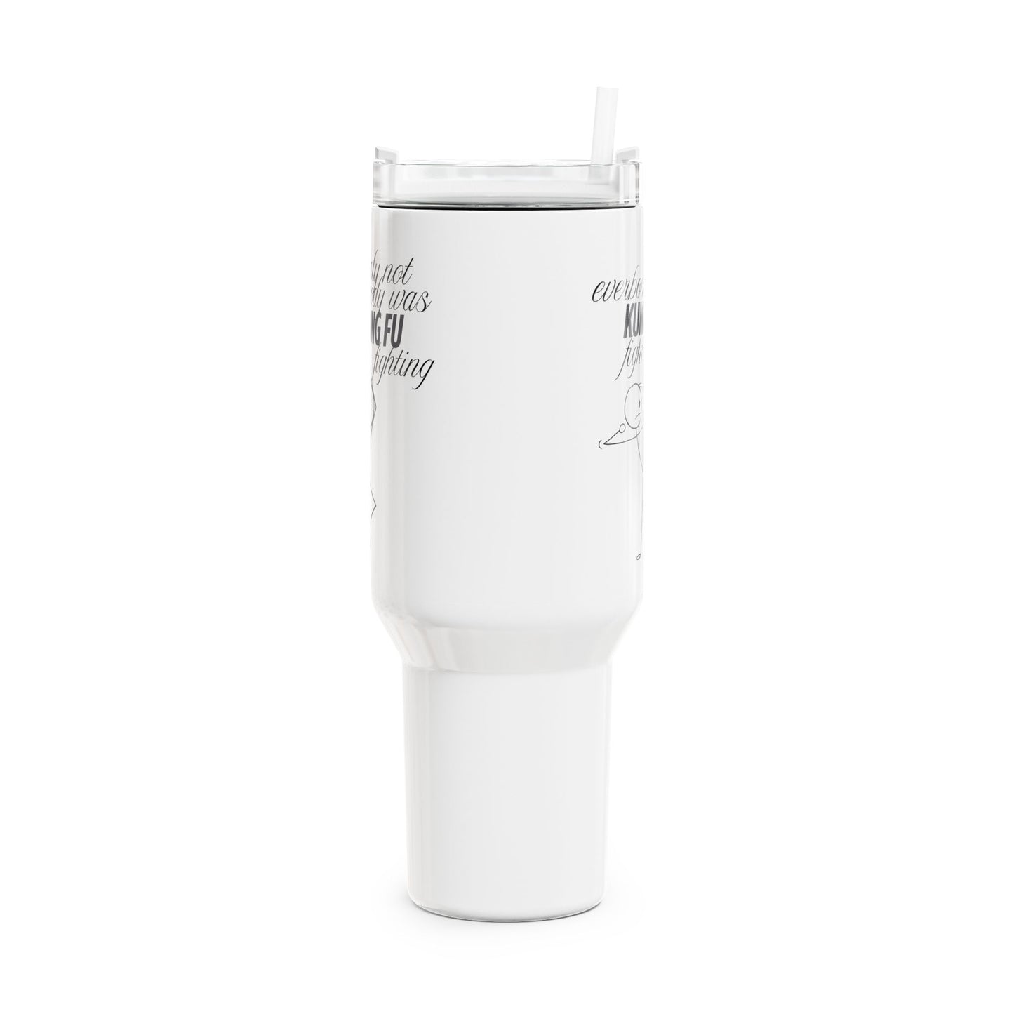 40oz Tumbler - Kungfu Fighting Funny Trend Fun Design